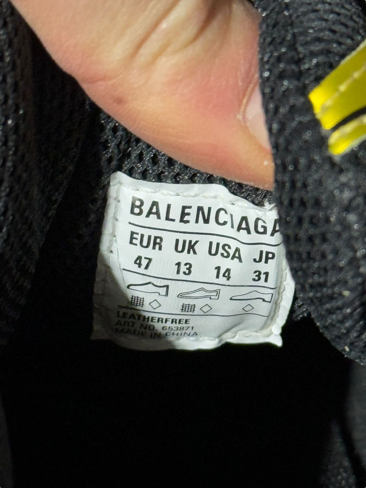 Balenciaga RARE Yellow Lightning X-Pander (X Pander) Heel Sneaker Size US 14 / EU 47 - 10 Thumbnail