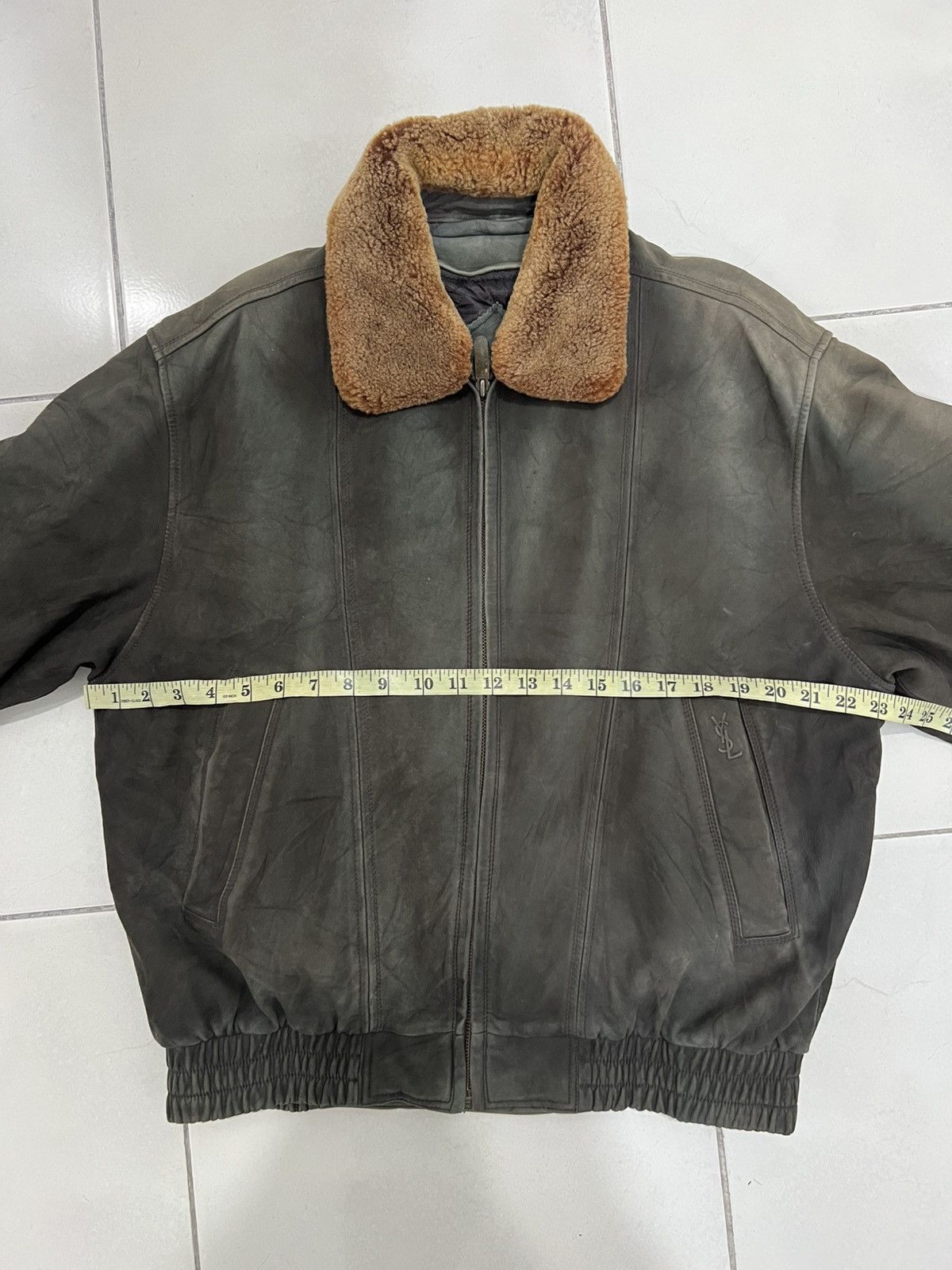 Yves Saint Laurent YvesSaintLaurent YSL Leather Jacket Size US L / EU 52-54 / 3 - 11 Thumbnail