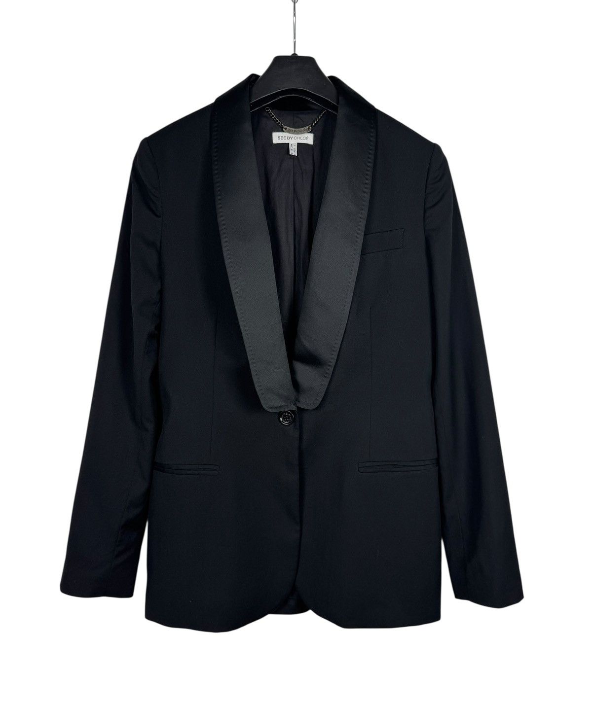 See by Chloe See By Chloe Lana Wool Blazer Jacket size US10 IT46 Size L / US 10 / IT 46 - 10 Thumbnail