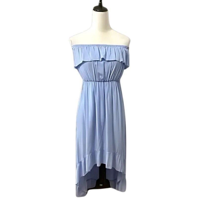 Other Nine Bird HighLow ALine Dress Off-Shoulder Flowy Sky Blue S Size S / US 4 / IT 40 - 1 Thumbnail