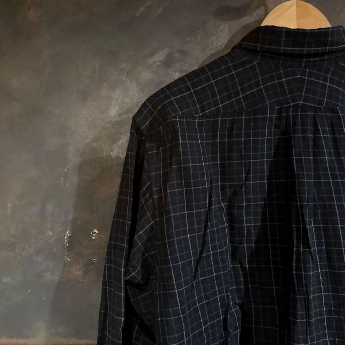 Engineered Garments Engineered Garments Shirt Size L Black Windowpane check Button-down Used Size US L / EU 52-54 / 3 - 4 Thumbnail