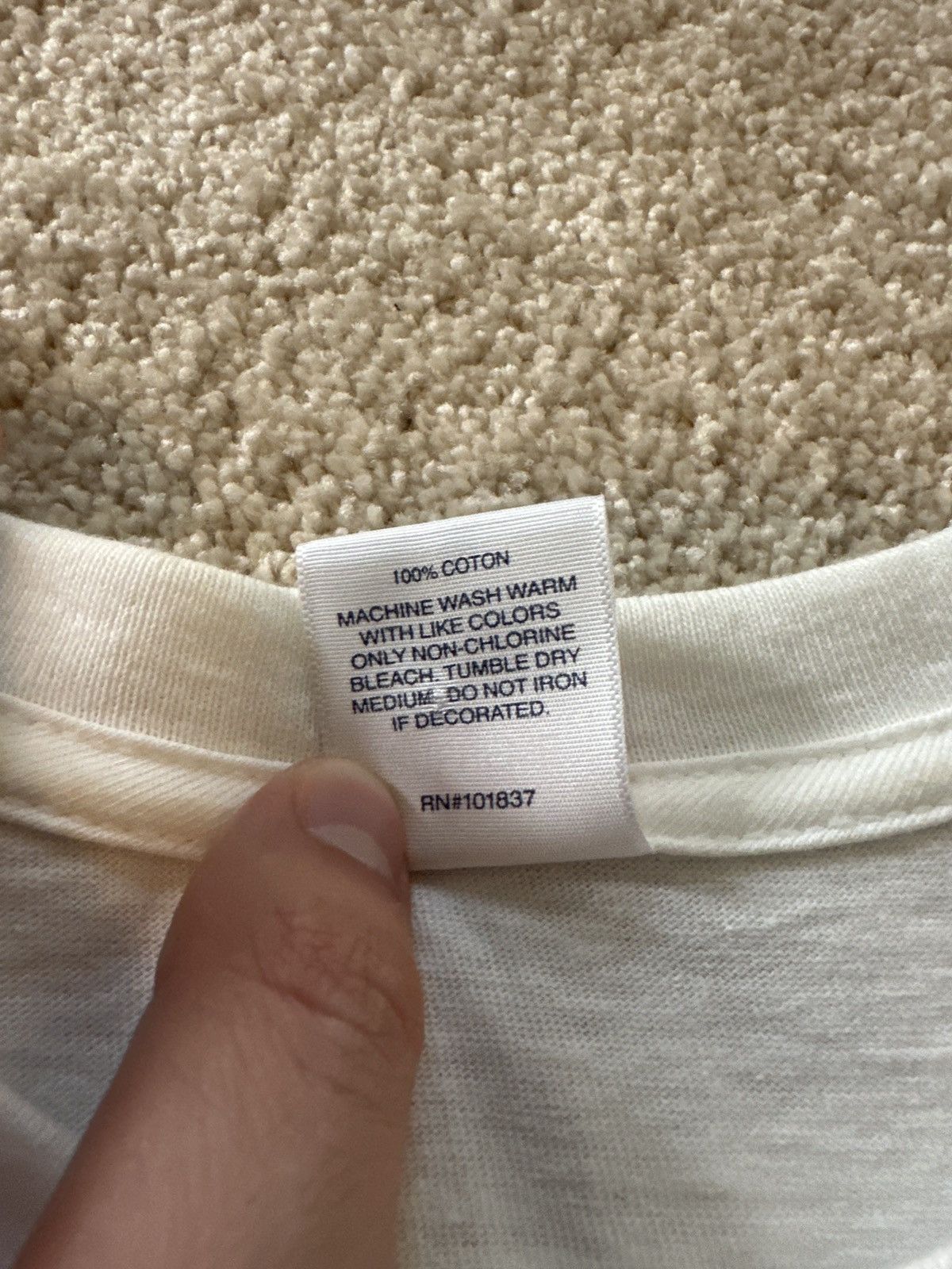 Supreme Supreme Mona Lisa White Tee Size US M / EU 48-50 / 2 - 3 Thumbnail