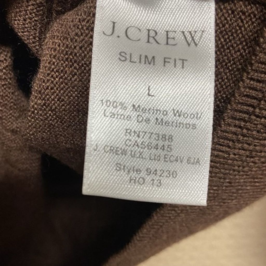 J.Crew J. Crew Slim Fit Wool V-Neck Sweater Pullover Men Size Large Size US L / EU 52-54 / 3 - 3 Thumbnail