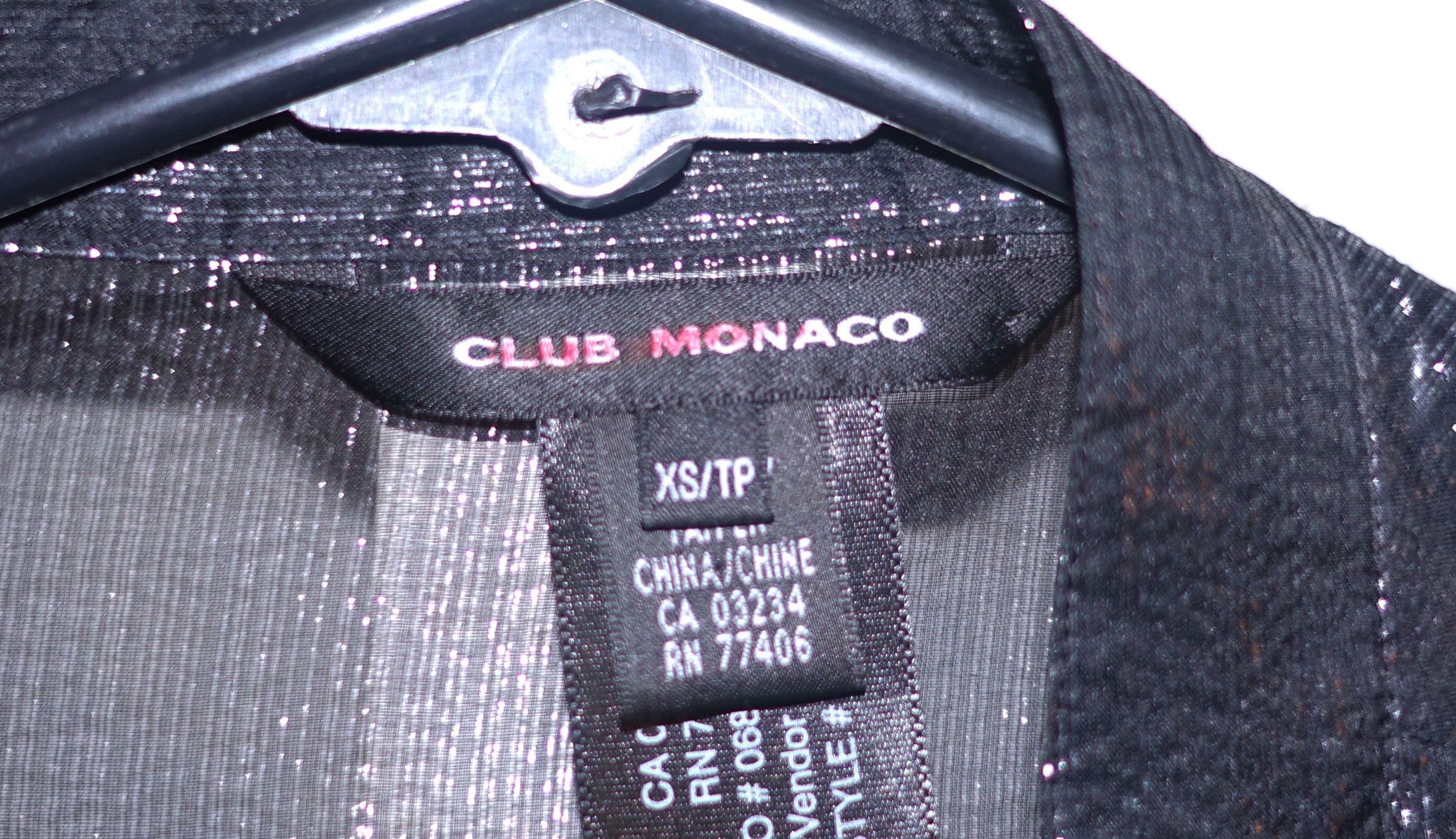 Club Monaco Club Monaco Black Sheer Silk Blouse XSP Size XS / US 0-2 / IT 36-38 - 7 Thumbnail