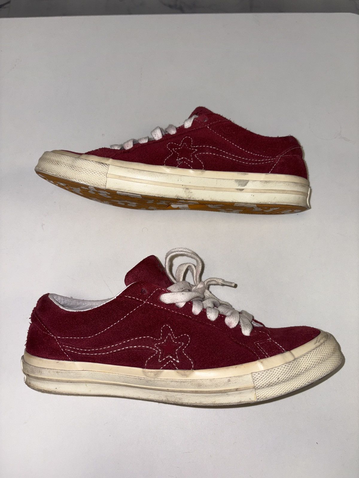 Converse Converse One Star Ox Tyler the Creator Golf Fleur Mono Red Size US 8.5 / EU 41-42 - 1 Thumbnail