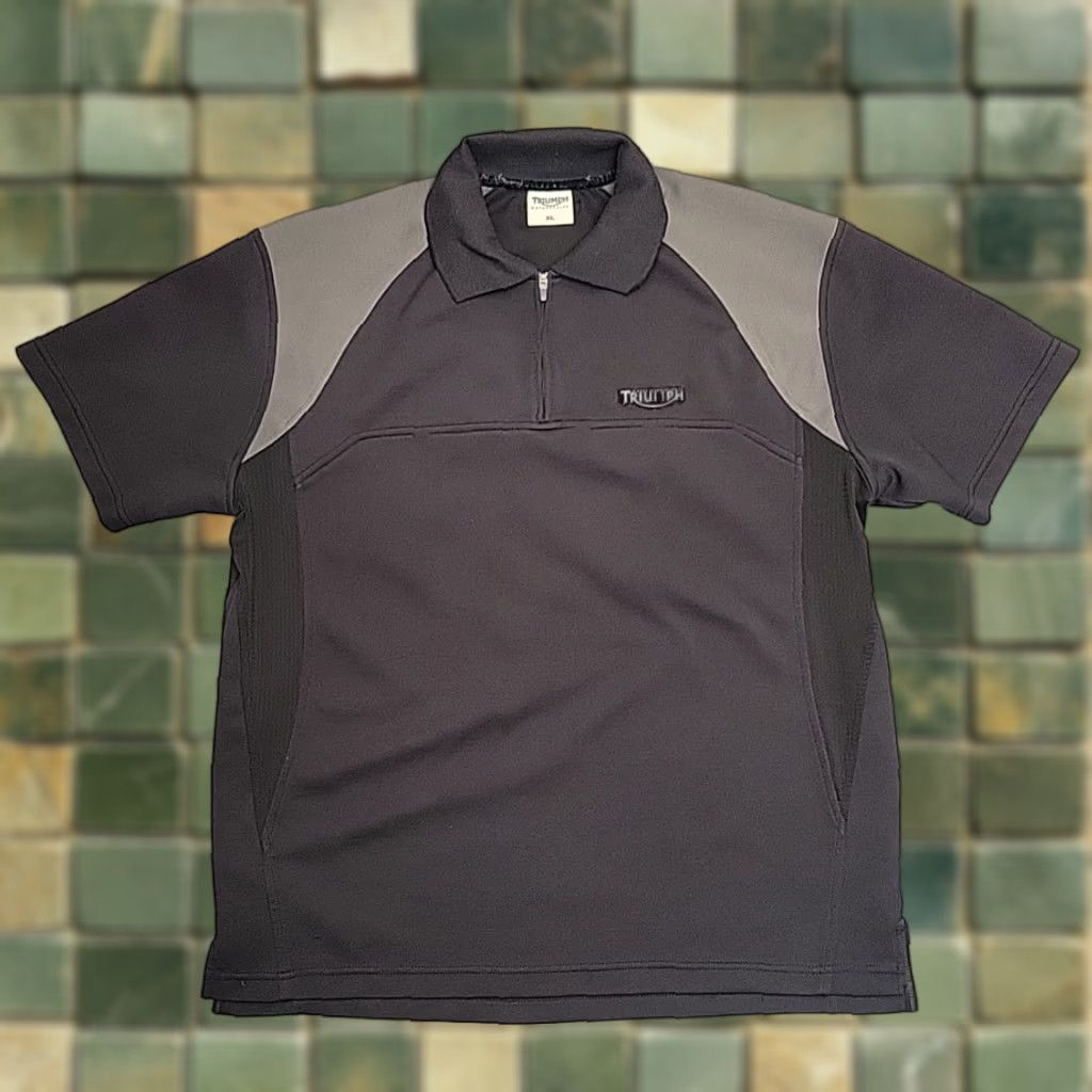 Vintage VINTAGE Triumph Riders Association Polo Shirt Mens XL Black Motorcycle Biker Y2K Casual Shirt Mens XL Black Motorcycle Biker Y2K Casual Size US XL / EU 56 / 4 - 1 Thumbnail