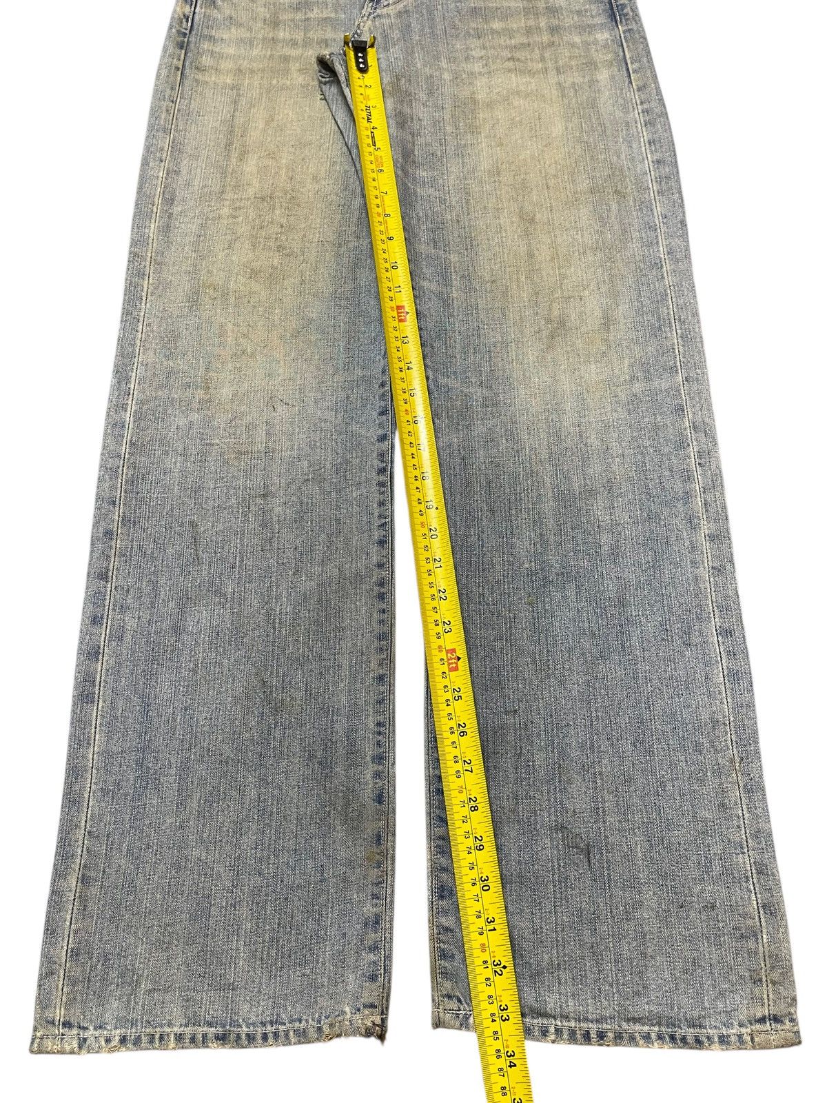Uniqlo Vintage Japanese Uniqlo Mud Wash Style Baggy Jeans Size US 34 / EU 50 - 13 Thumbnail
