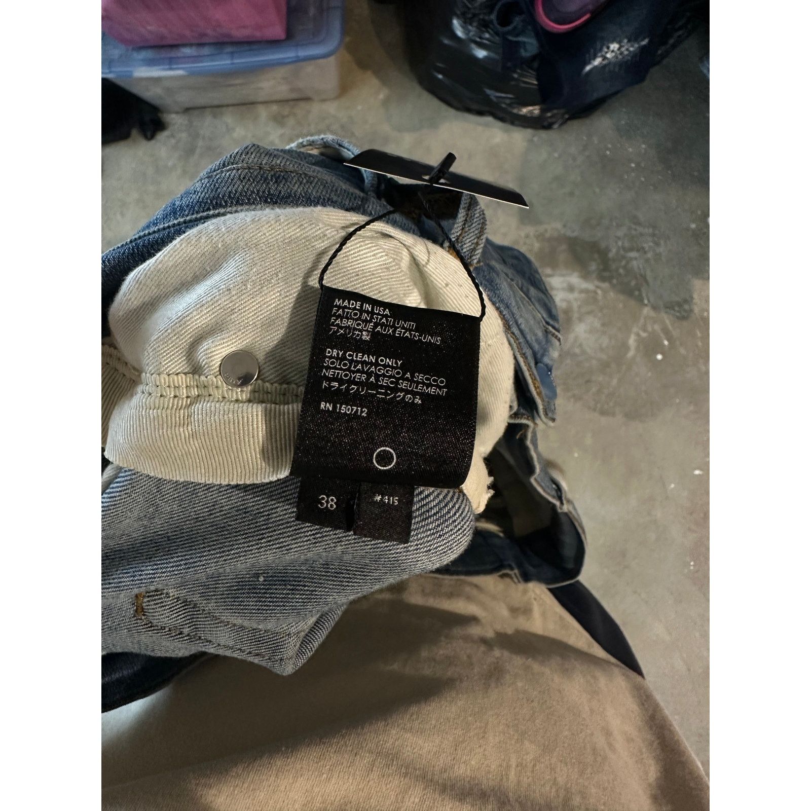 Amiri Amiri MX1 Light Wash Black Patch (Repaired) Used 38 Size US 38 / EU 54 - 4 Thumbnail