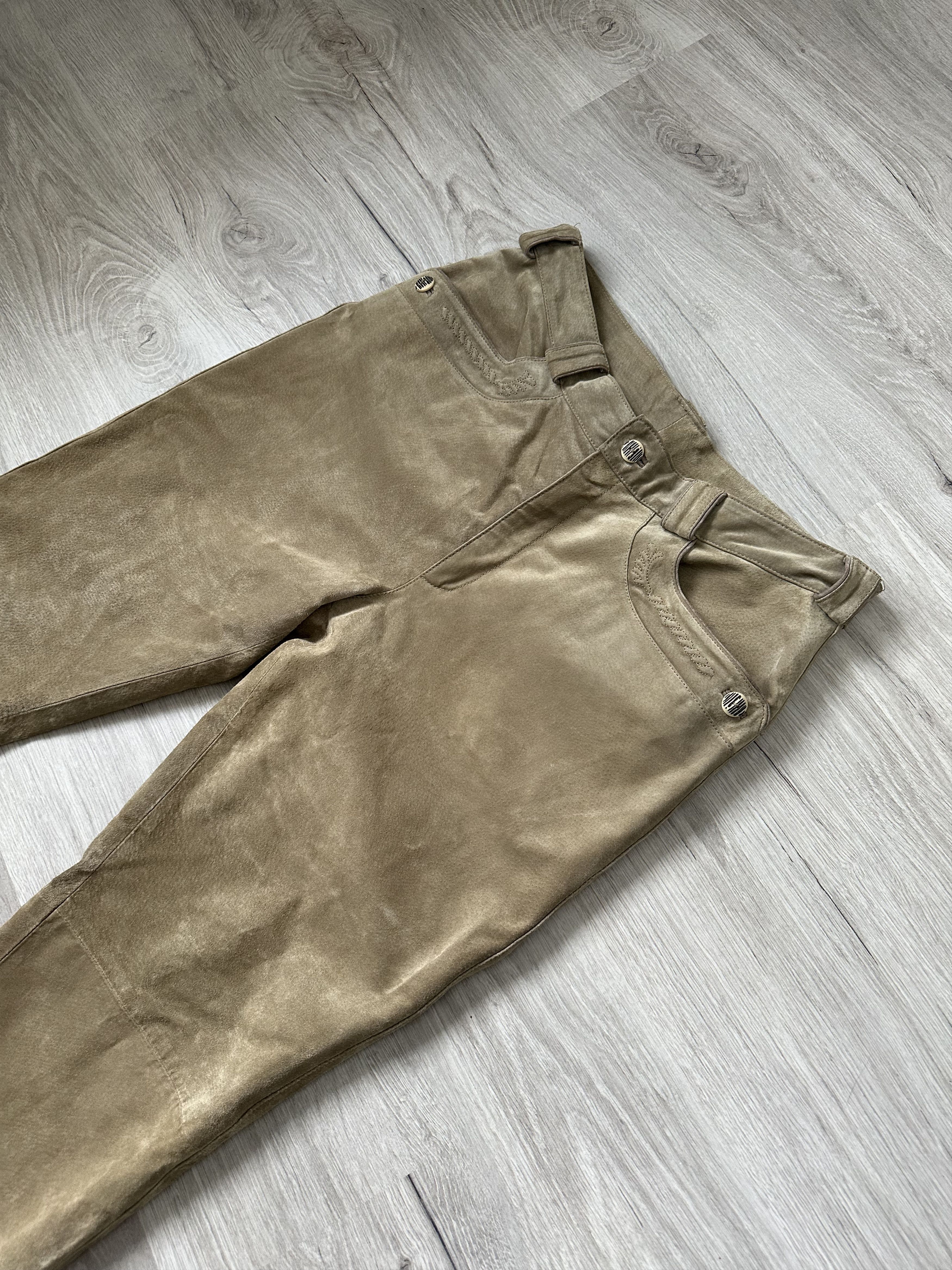 Leather × Vintage Leather Men’s Cowboy JCC Pants Bike Moto Y2K Size US 36 / EU 52 - 7 Thumbnail