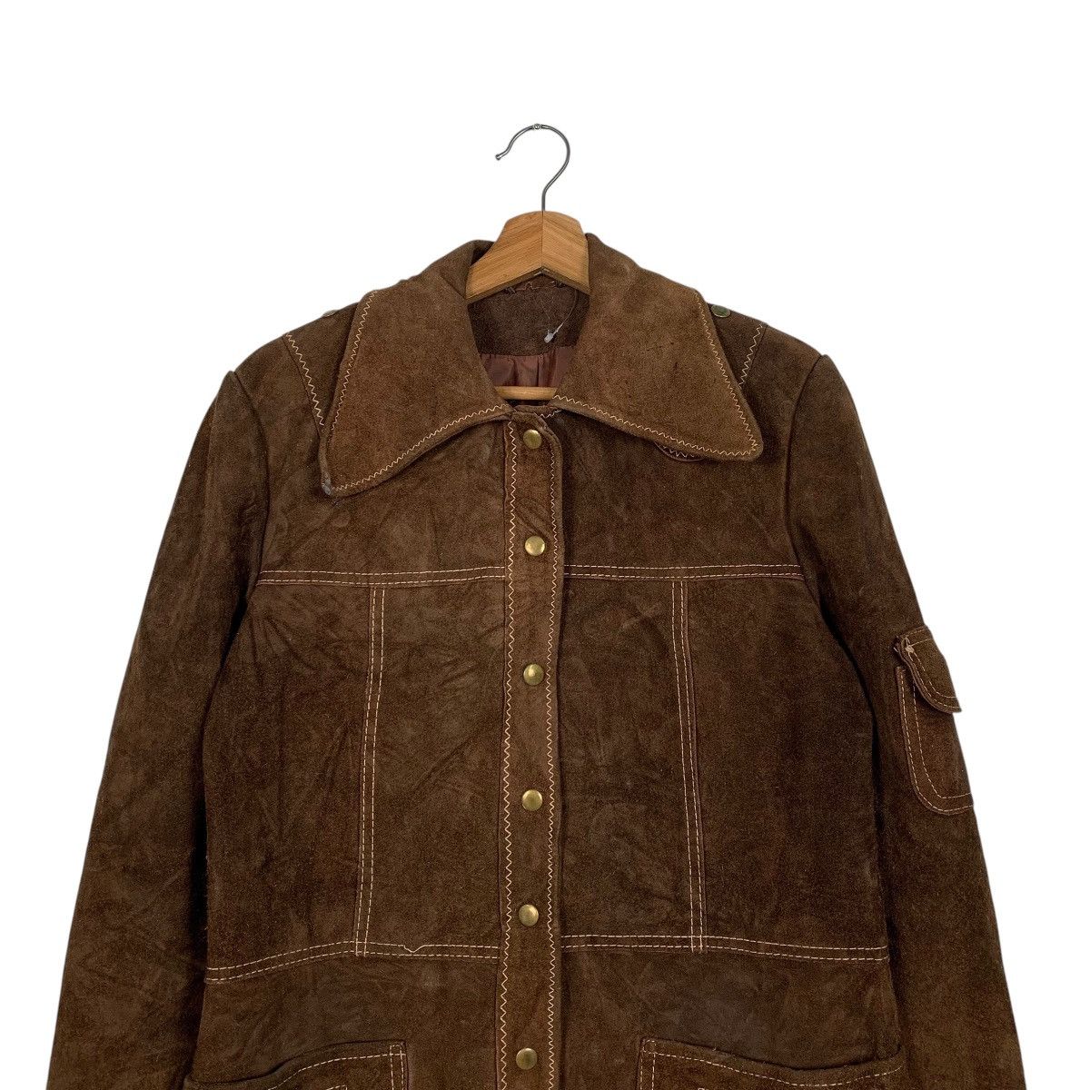 Japanese Brand Vintage Japanese Brand Leather Parka Jacket Size S / US 4 / IT 40 - 2 Thumbnail