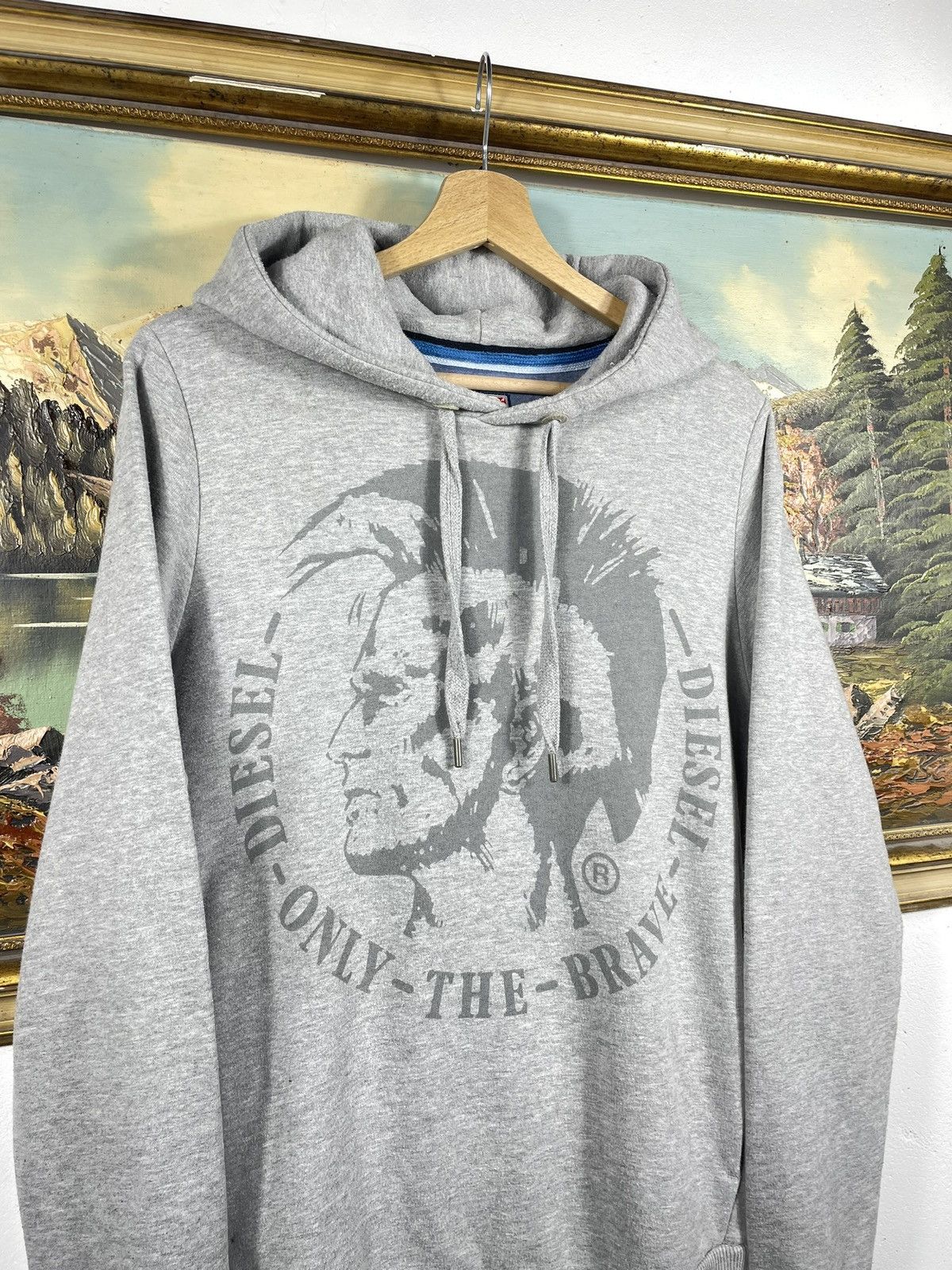 Diesel Diesel Retro Y2k Avant Garde Cyber Face Hoodie Baggy Loose Size US M / EU 48-50 / 2 - 5 Thumbnail