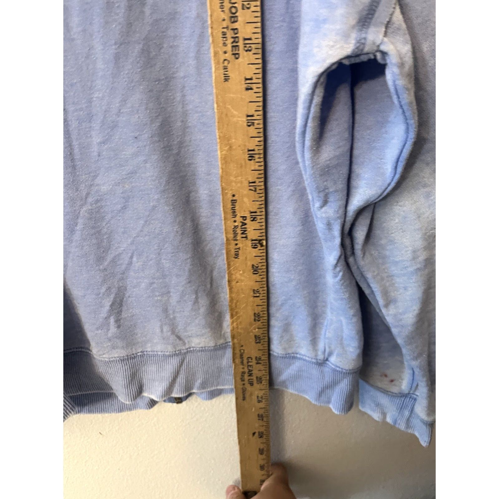 Vintage Aéropostale Hoodie Women Small Full Zip Solid Light Blue Knit 100% Cotton Long Sleeve Size S Slim Fit Casual Activewear Mens Womens Girls Boys Size S / US 4 / IT 40 - 4 Thumbnail