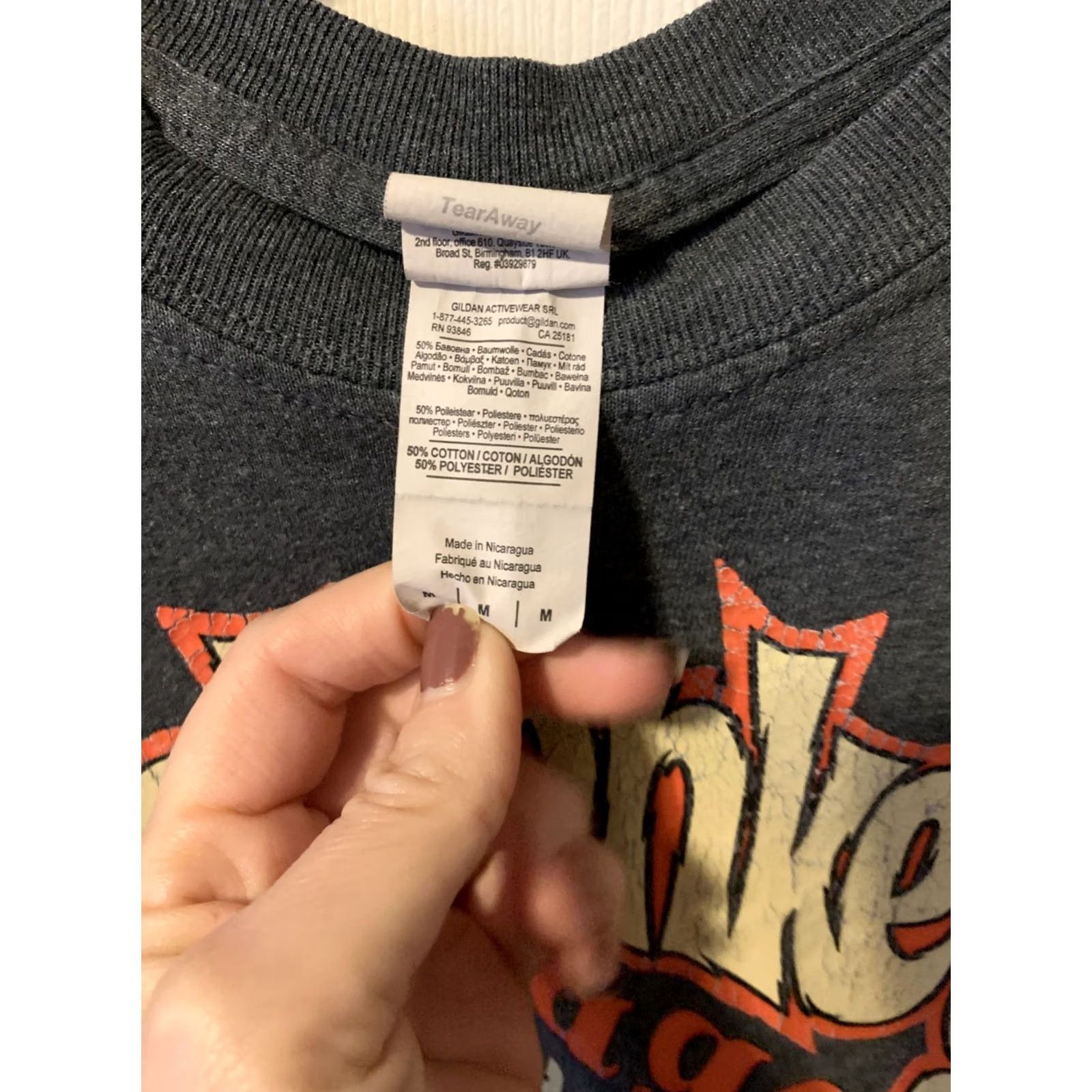 Gildan VINTAGE Gas Monket Garage Gray Mens Short Sleeve T Shirt SZ M #1085 Size US M / EU 48-50 / 2 - 4 Thumbnail