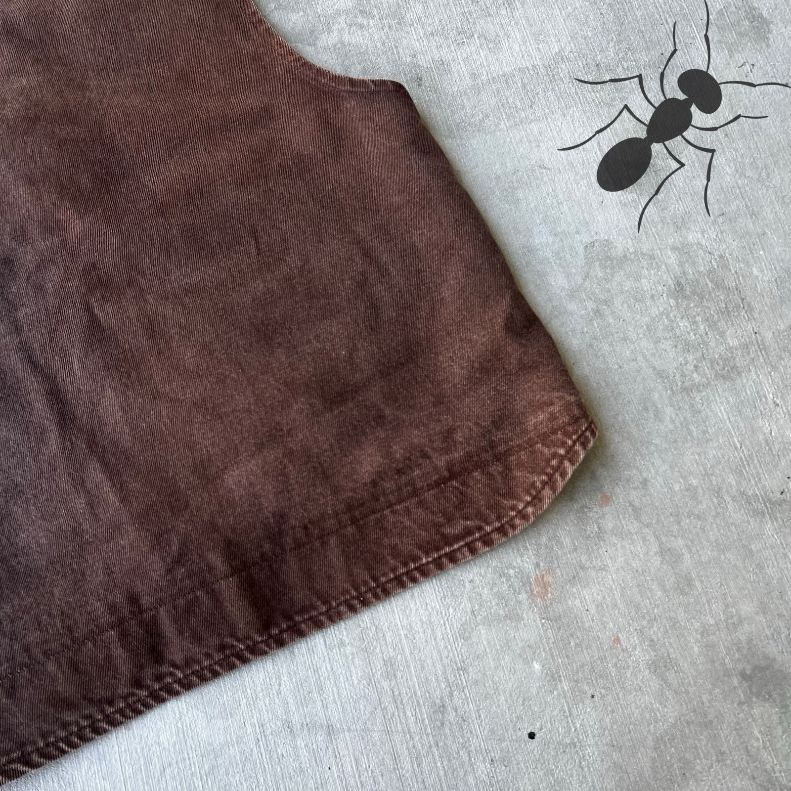 Carhartt × Vintage Carhartt V19 DKB brown work wear vest Size US XL / EU 56 / 4 - 6 Thumbnail