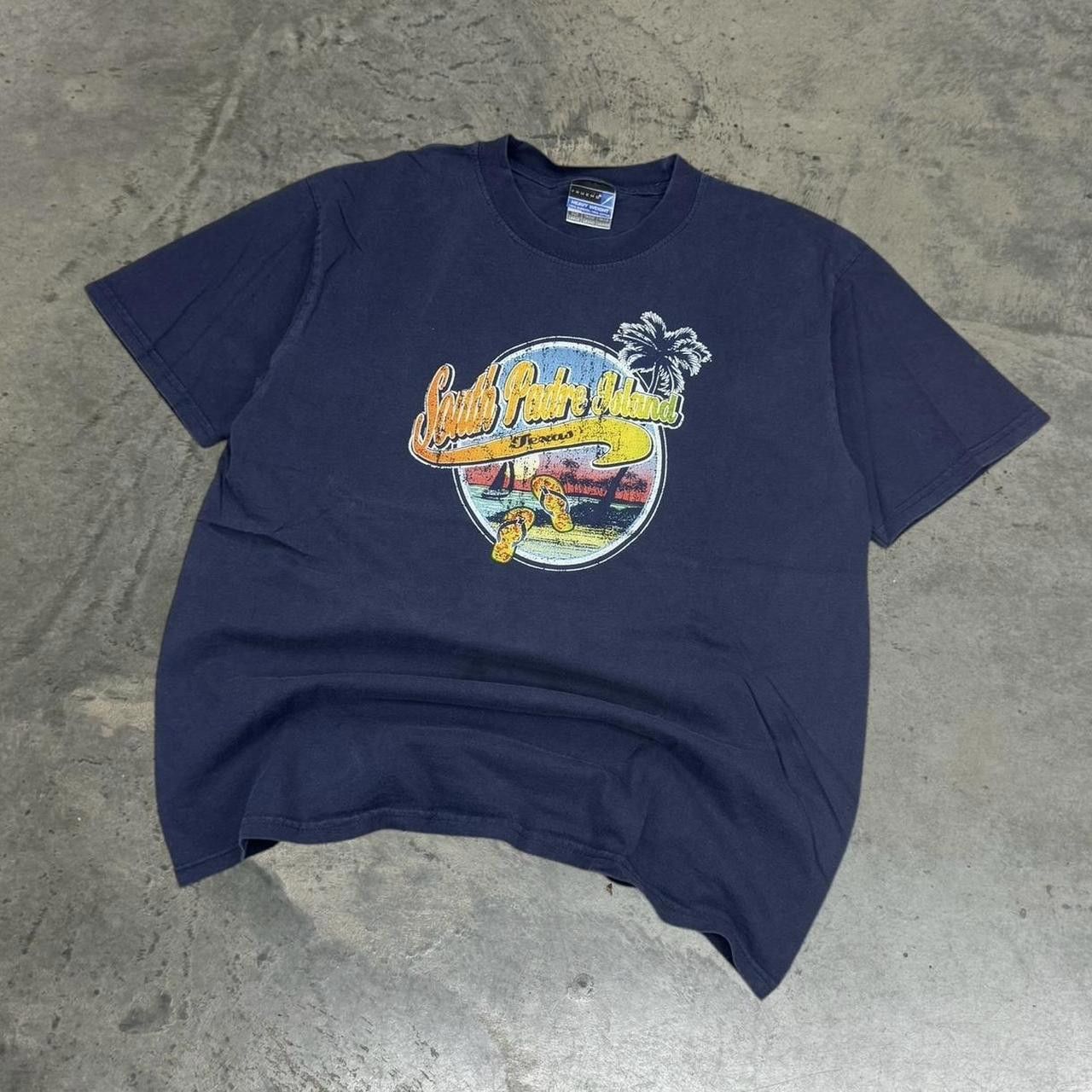 Japanese Brand × Vintage Vintage Y2K South Padre Island Texas T-Shirt Size US L / EU 52-54 / 3 - 2 Thumbnail