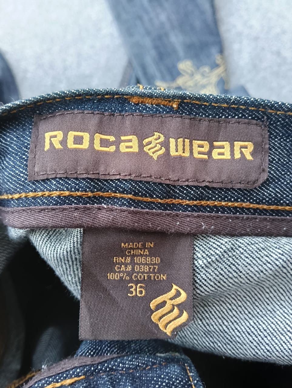 Rocawear Rocawear Y2K Baggy Denim Jeans with Multi-Color Embroidery Size US 34 / EU 50 - 11 Thumbnail