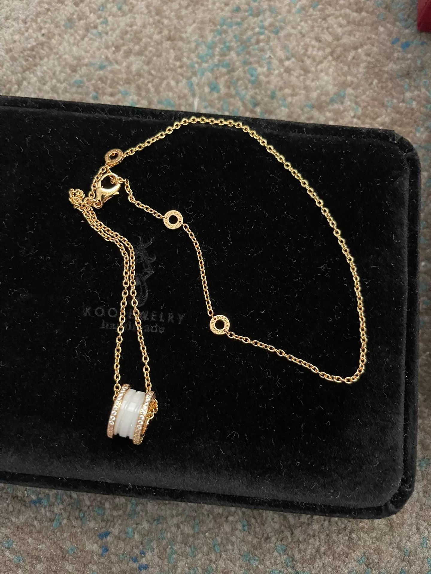 Bvlgari Bvlgari White Ceramic Necklace Size ONE SIZE - 1 Thumbnail