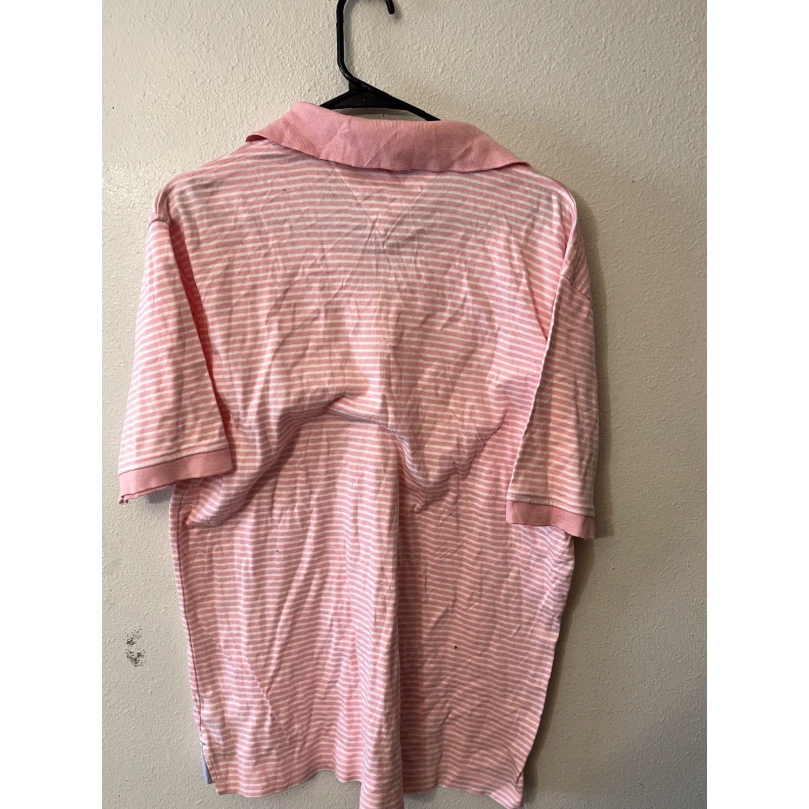 Tommy Hilfiger Tommy Hilfiger Shirt Mens Medium Pink Striped Mercerized Luxury Cotton Polo Golf Size US M / EU 48-50 / 2 - 3 Thumbnail