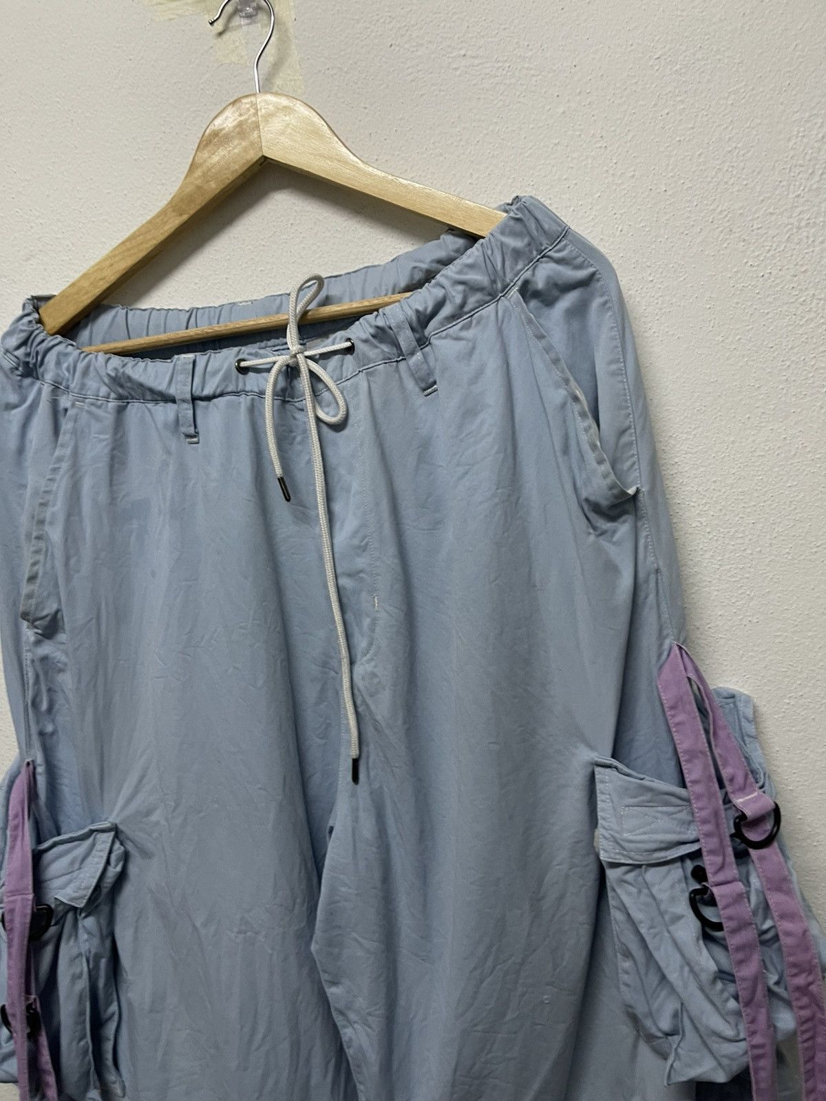 Vintage 90s GALFY CRUTCH PARACHUTE BAGGY CARGO PANT Size US 33 - 5 Thumbnail