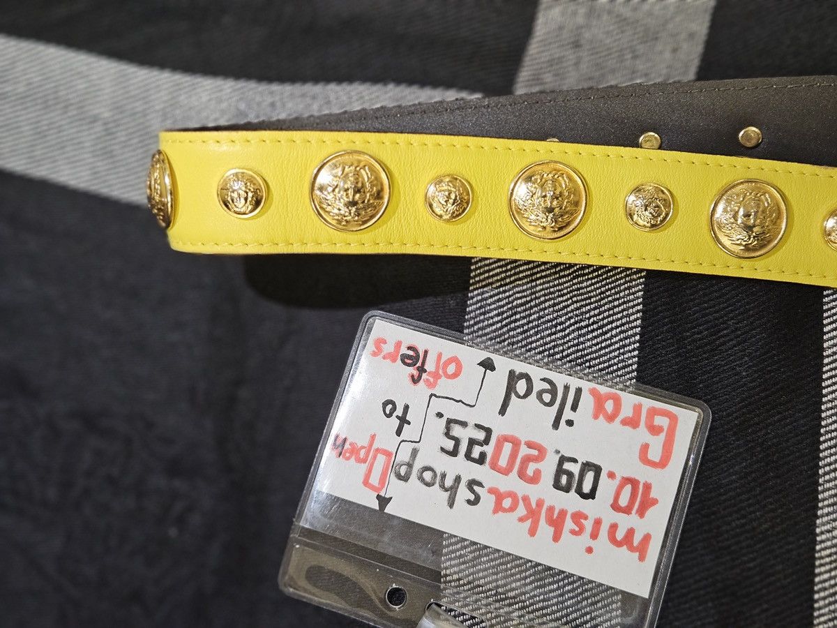 Versace Rare collection Gianni Versace belt gold Medusa 80s Size ONE SIZE - 9 Thumbnail