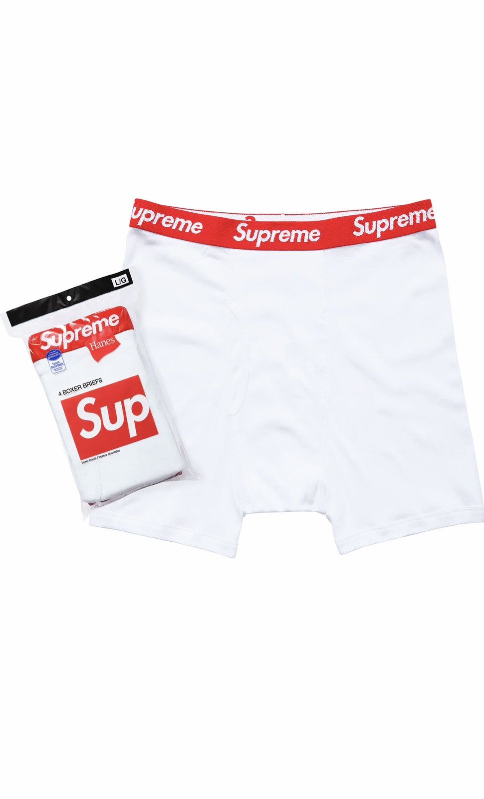 Supreme 2-Pack Supreme Hanes Boxers - M Size ONE SIZE - 2 Thumbnail