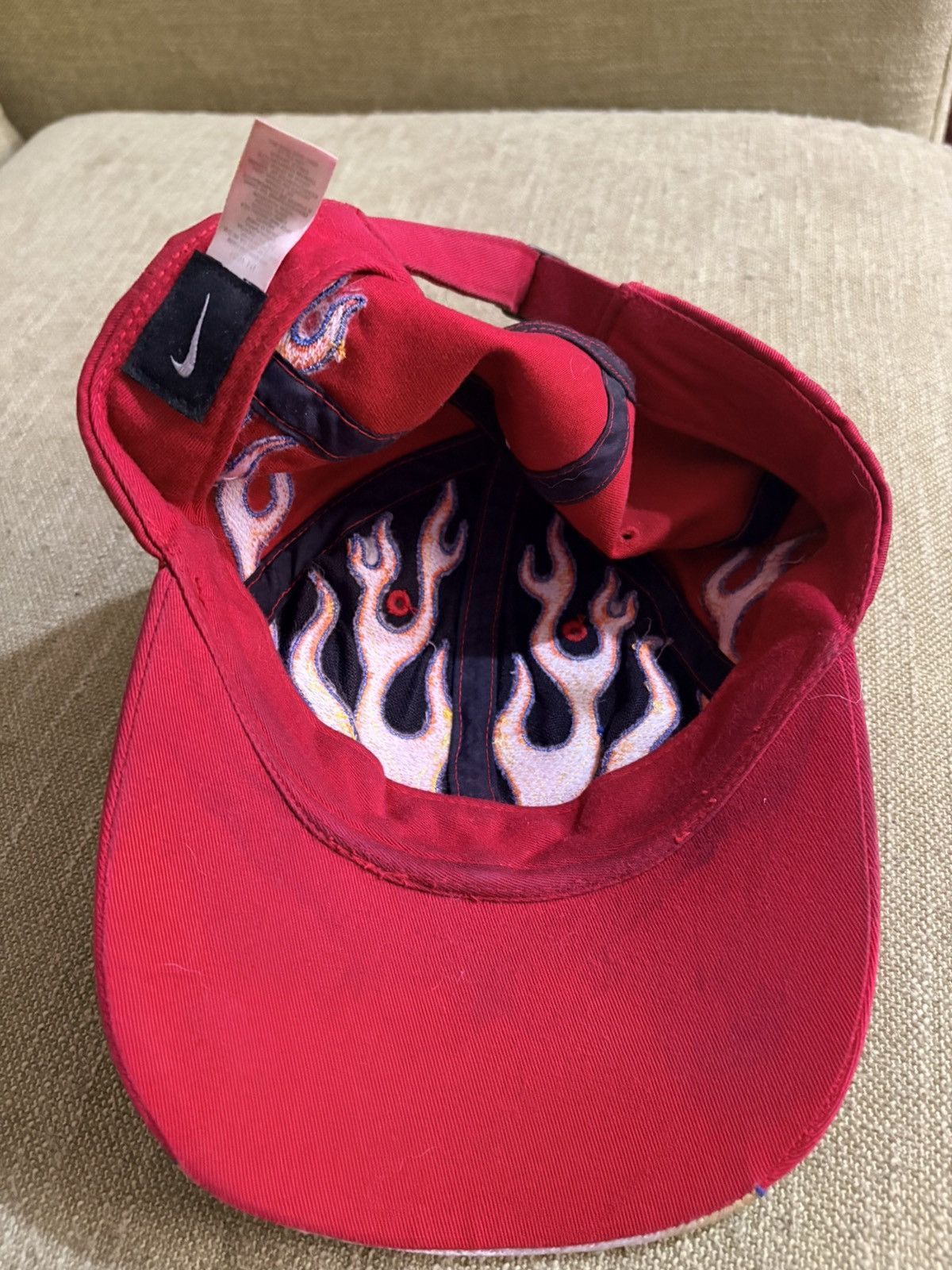 Vintage Nike vintage Y2K 2001 OG flame cap Size ONE SIZE - 3 Thumbnail