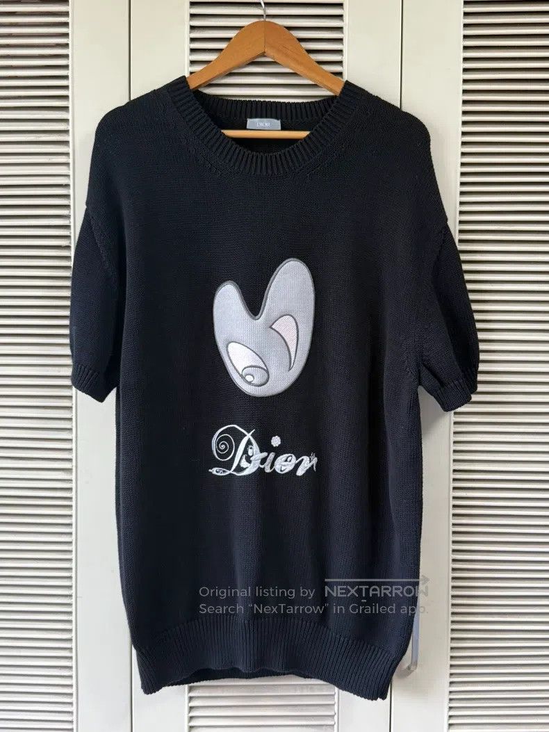 Dior Dior Black knitted short sleeves Size US XL / EU 56 / 4 - 1 Thumbnail