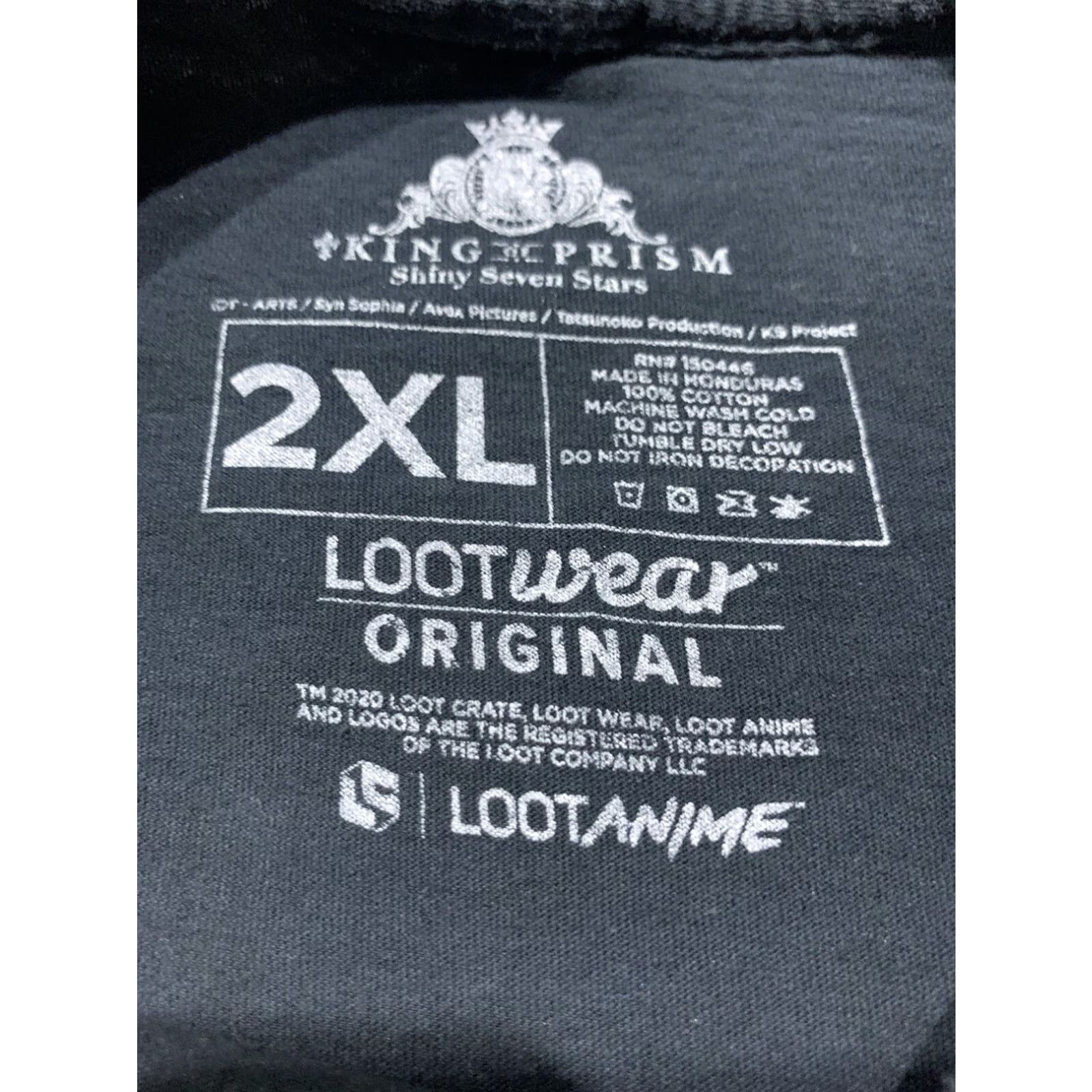Vintage Loot Crate King Of Prism Anime Black T-Shirt 2XL Mens Size US XXL / EU 58 / 5 - 5 Thumbnail