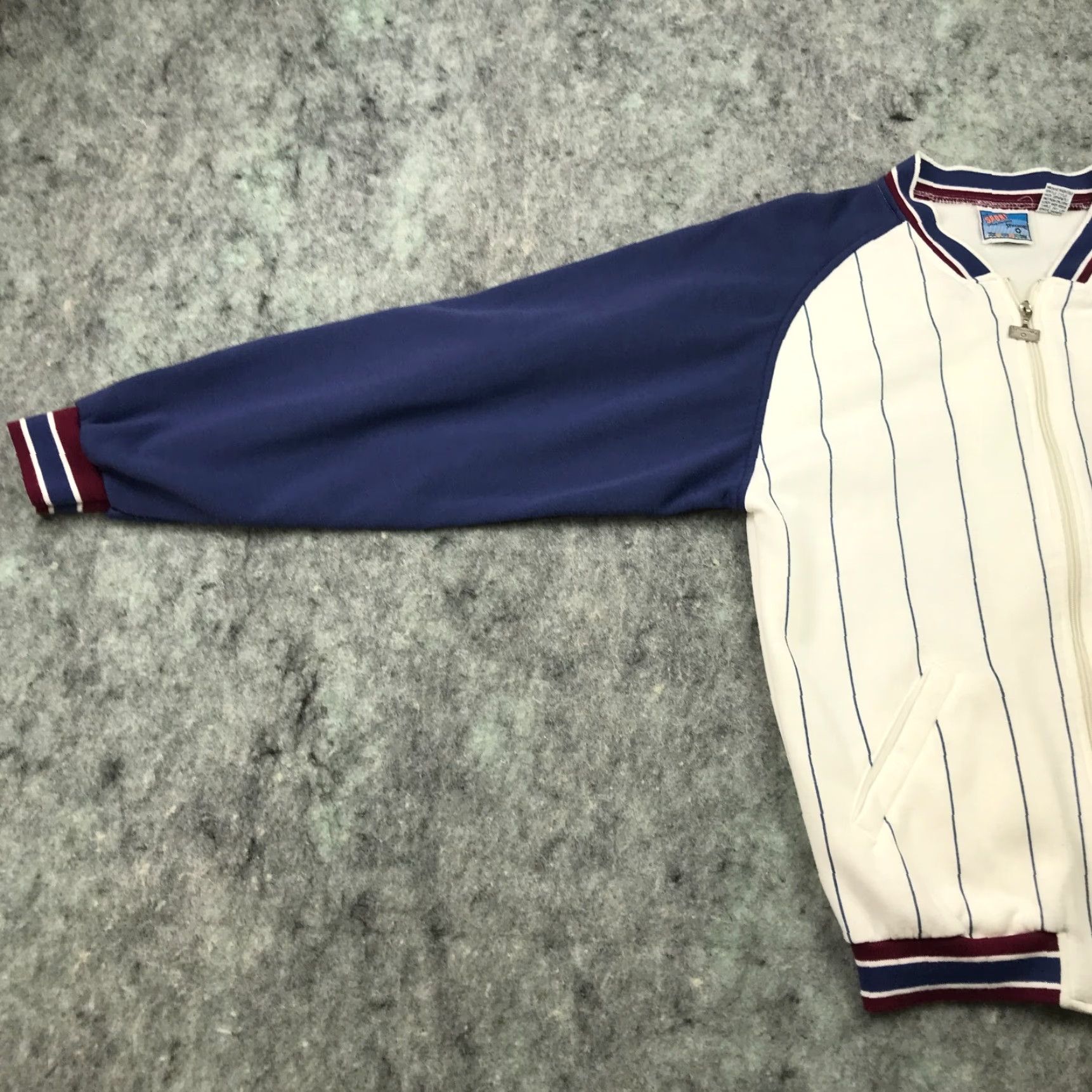Spalding VINTAGE Spalding Sweatshirt Mens Baseball Jersey Style Full Zip Small White 90s Sports Size US S / EU 44-46 / 1 - 6 Thumbnail
