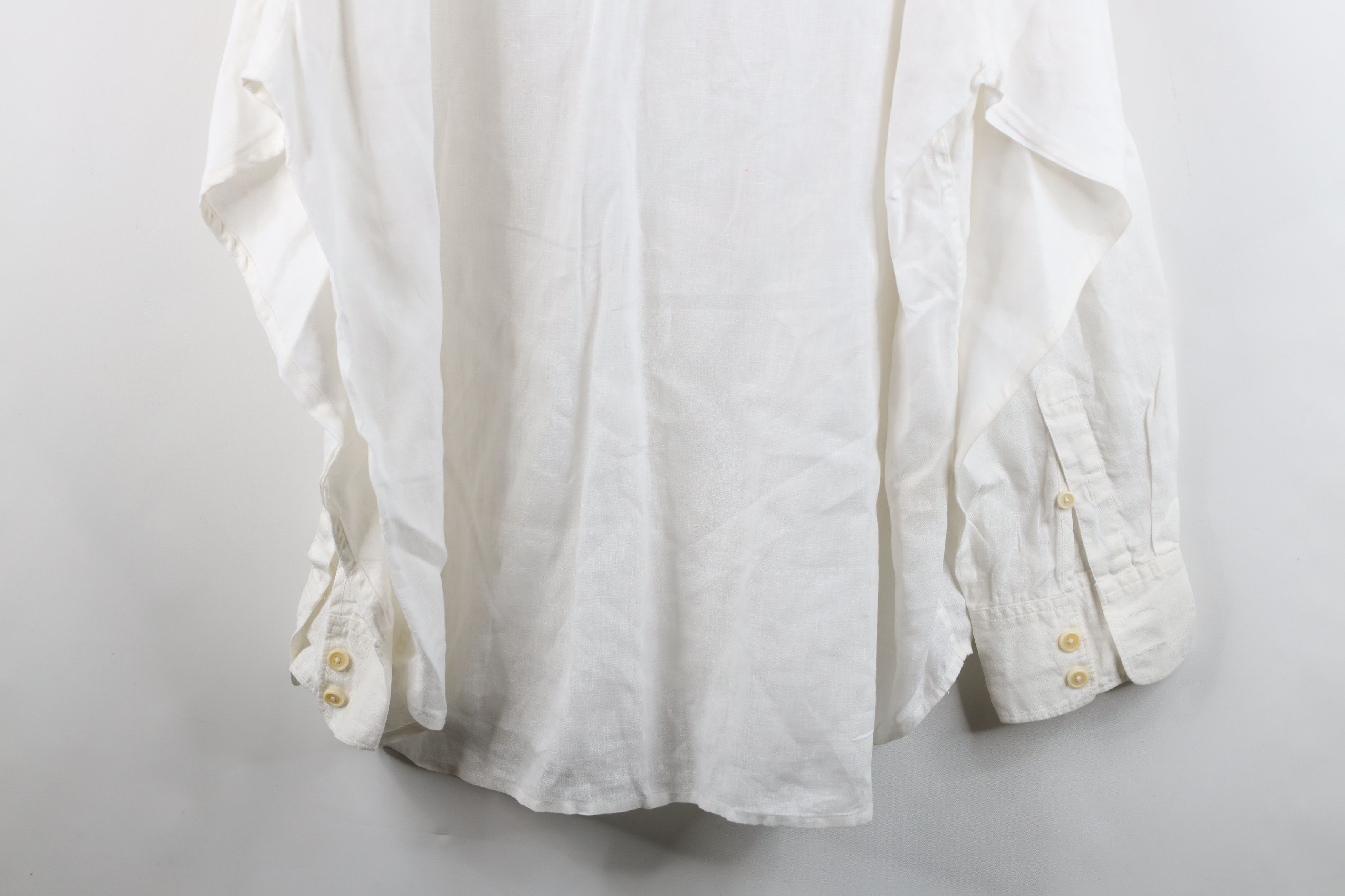 Tommy Bahama Vintage Tommy Bahama Relax Linen Collared Button Shirt White Size US XXL / EU 58 / 5 - 13 Thumbnail