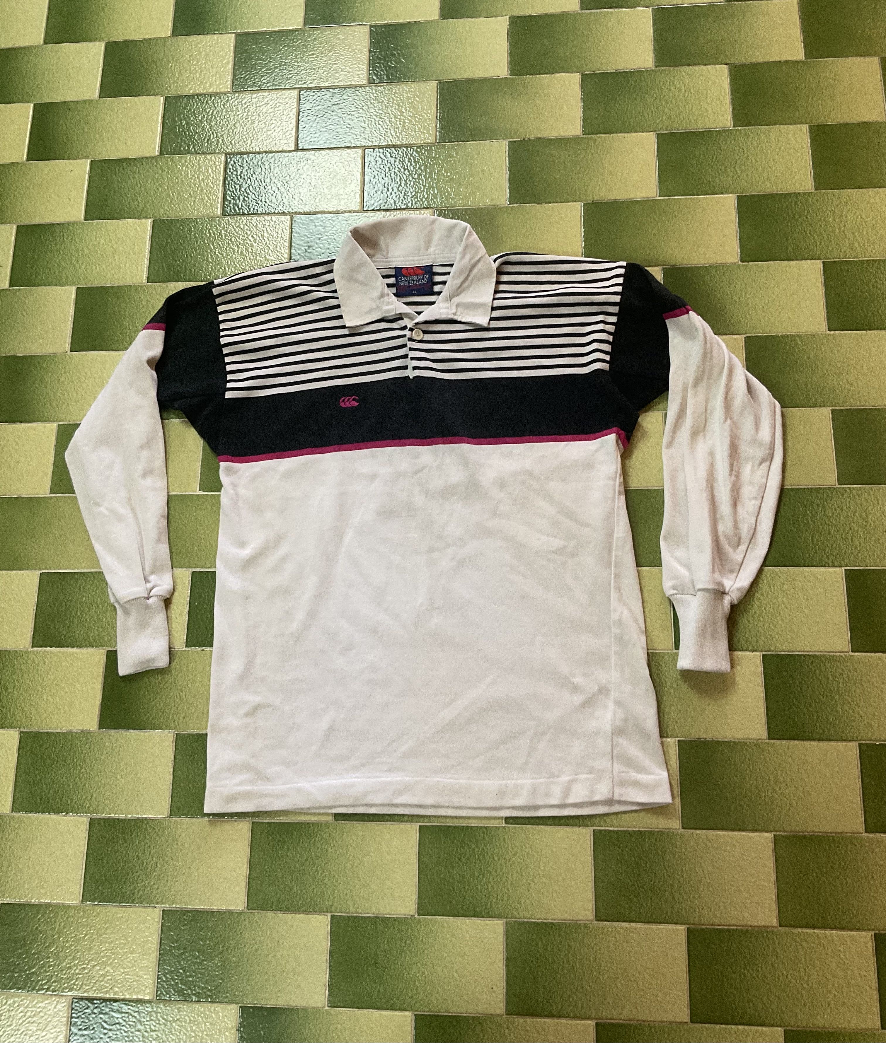 All Blacks Vintage 90s Canterbury Polo Shirt Rugby Jersey Size US L / EU 52-54 / 3 - 1 Thumbnail