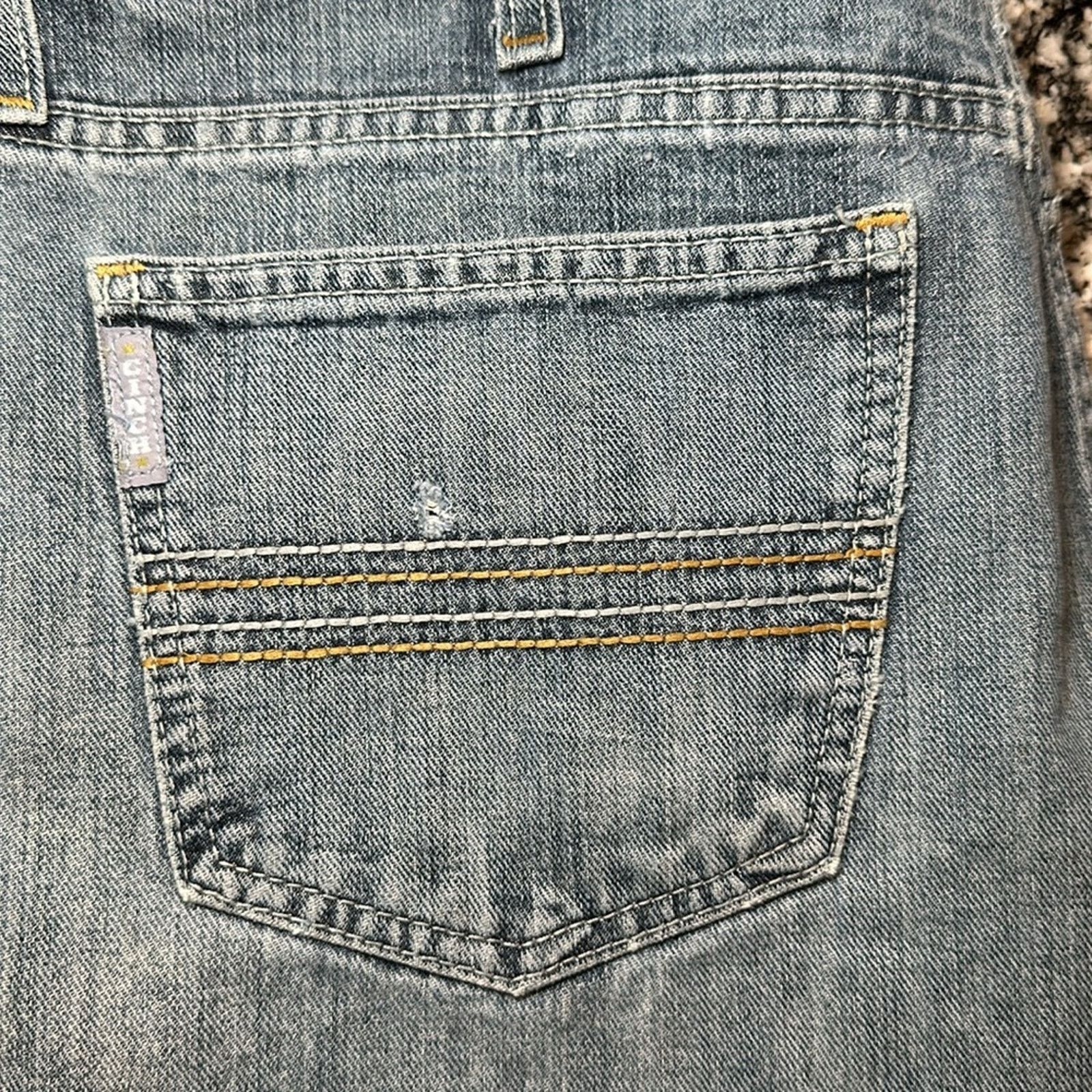 CINCH Cinch Silver Label Straight Leg Jeans - 35x33 Size US 35 - 9 Thumbnail