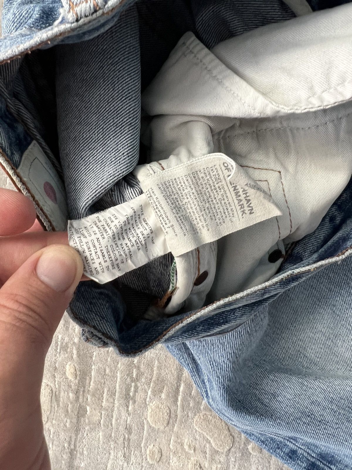 Designer × Han Kjobenhavn han Kjobenhavn jeans denim selvage streetwear pants blue Size US 30 / EU 46 - 12 Thumbnail