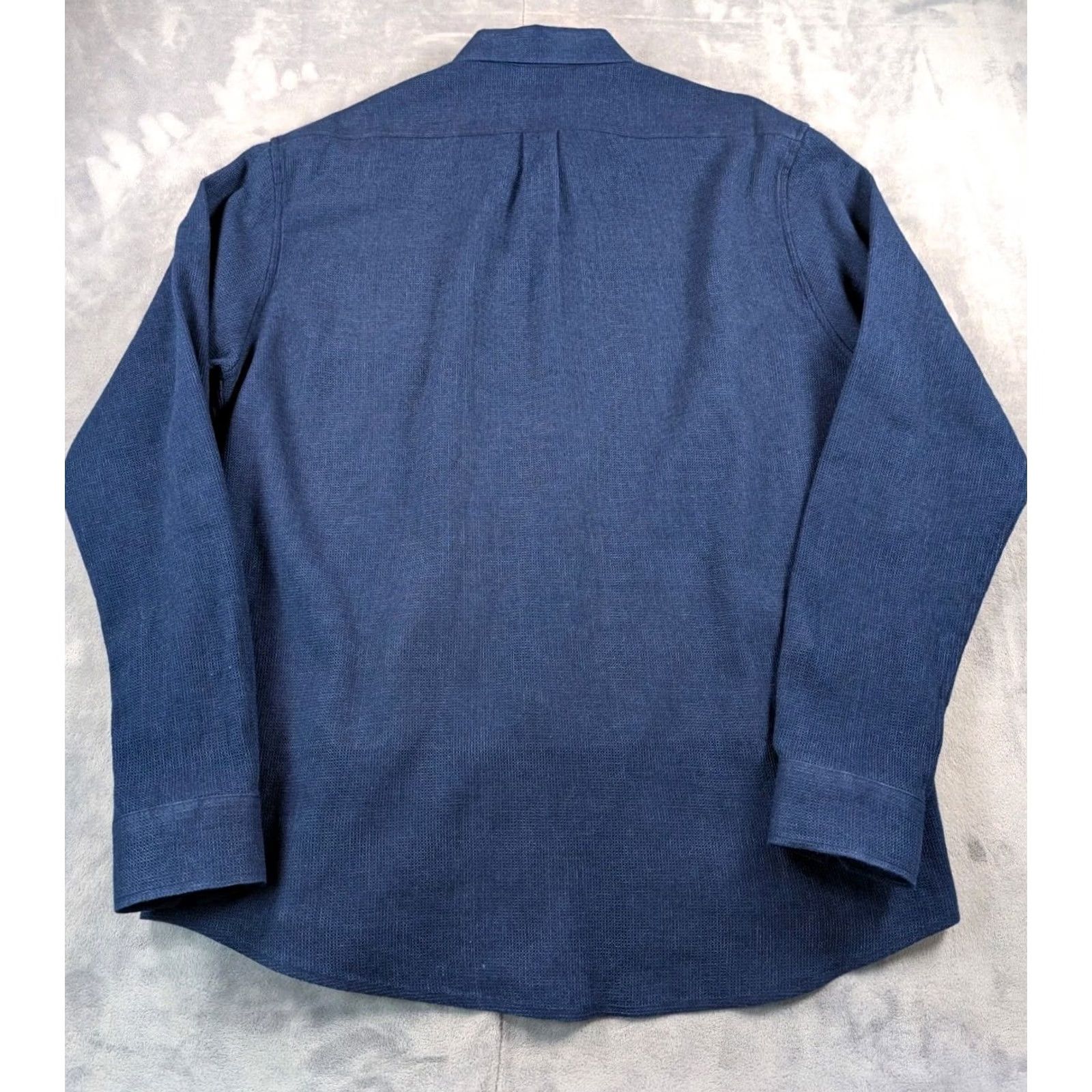 Vintage Line Of Trade Shirt Men’s L Blue Button-Up Long Sleeve Knit Casual Modern Classic Size US L / EU 52-54 / 3 - 5 Thumbnail