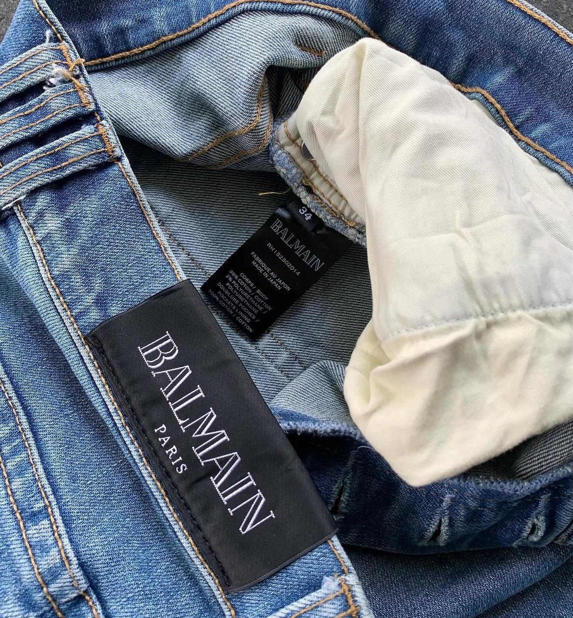 Balmain Balmain biker Jeans Size US 34 / EU 50 - 8 Thumbnail