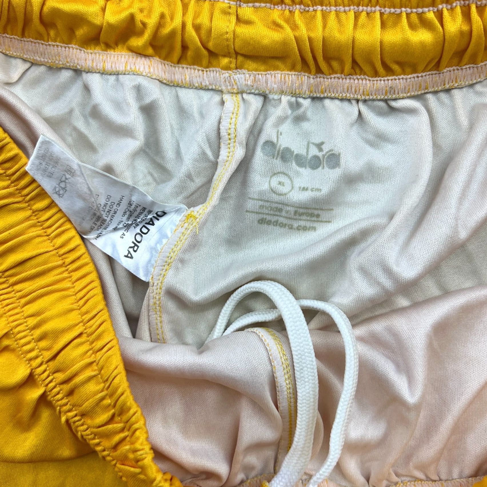Diadora Diadora FK Bodo Glimt 2021 2022 Home Shorts XL Adult Football Yellow Size US 36 / EU 52 - 5 Thumbnail