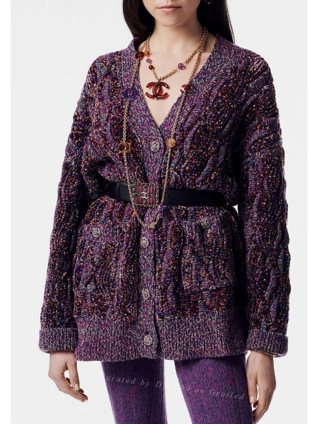 Chanel Chanel 22K Women's Knit Cardigan Size S / US 4 / IT 40 - 1 Thumbnail