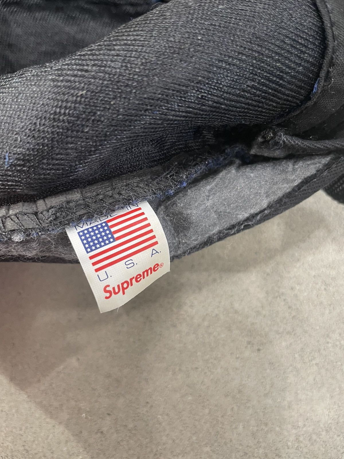 Supreme MINT: F/W 2012 Supreme x Harris Tweed Herringbone Cap "Blue" Size ONE SIZE - 8 Thumbnail