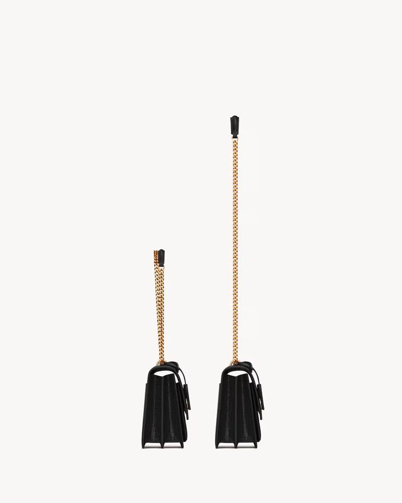 Saint Laurent Paris o1b1hav110125 Size: OS / Large Shoulder Bag Leather in Black Size ONE SIZE - 4 Thumbnail