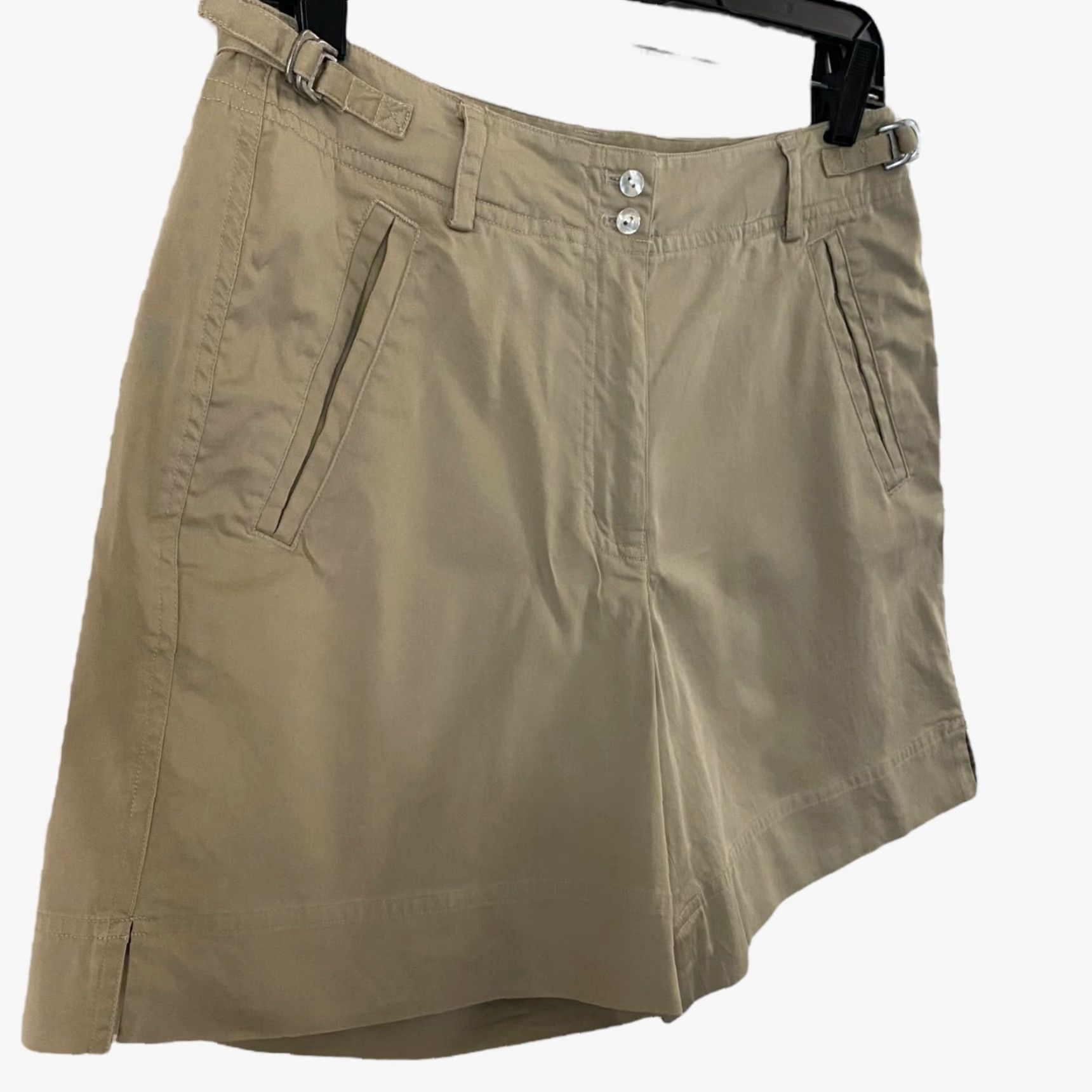 Tommy Bahama VINTAGE Tommy Bahama Women's Chino Shorts Khaki Cotton Blend Size 4 Casual Travel Outdoors Size 27" / US 4 / IT 40 - 3 Thumbnail