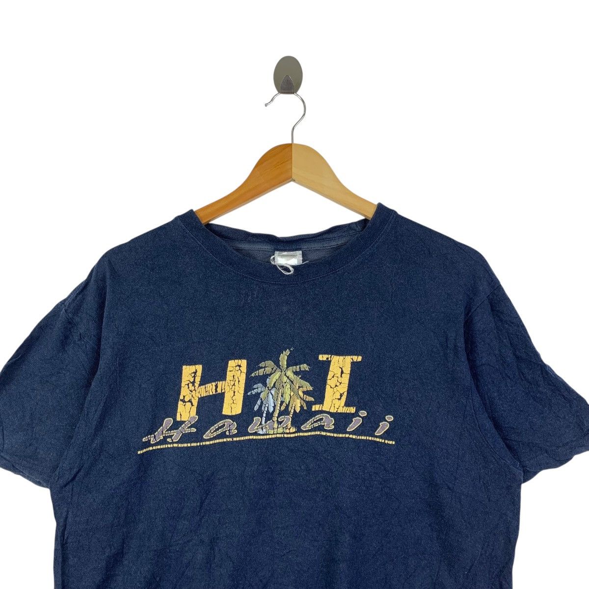 Vintage Vintage Hawaii Souvenir Palm Tree Graphic Shirt Navy Blue Size US L / EU 52-54 / 3 - 2 Thumbnail