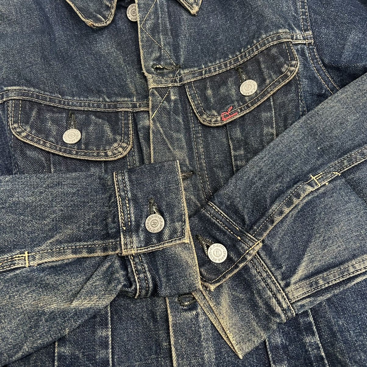 45rpm Vintage 90s Trucker Denim Faded 45Rpm Size US XS / EU 42 / 0 - 9 Thumbnail