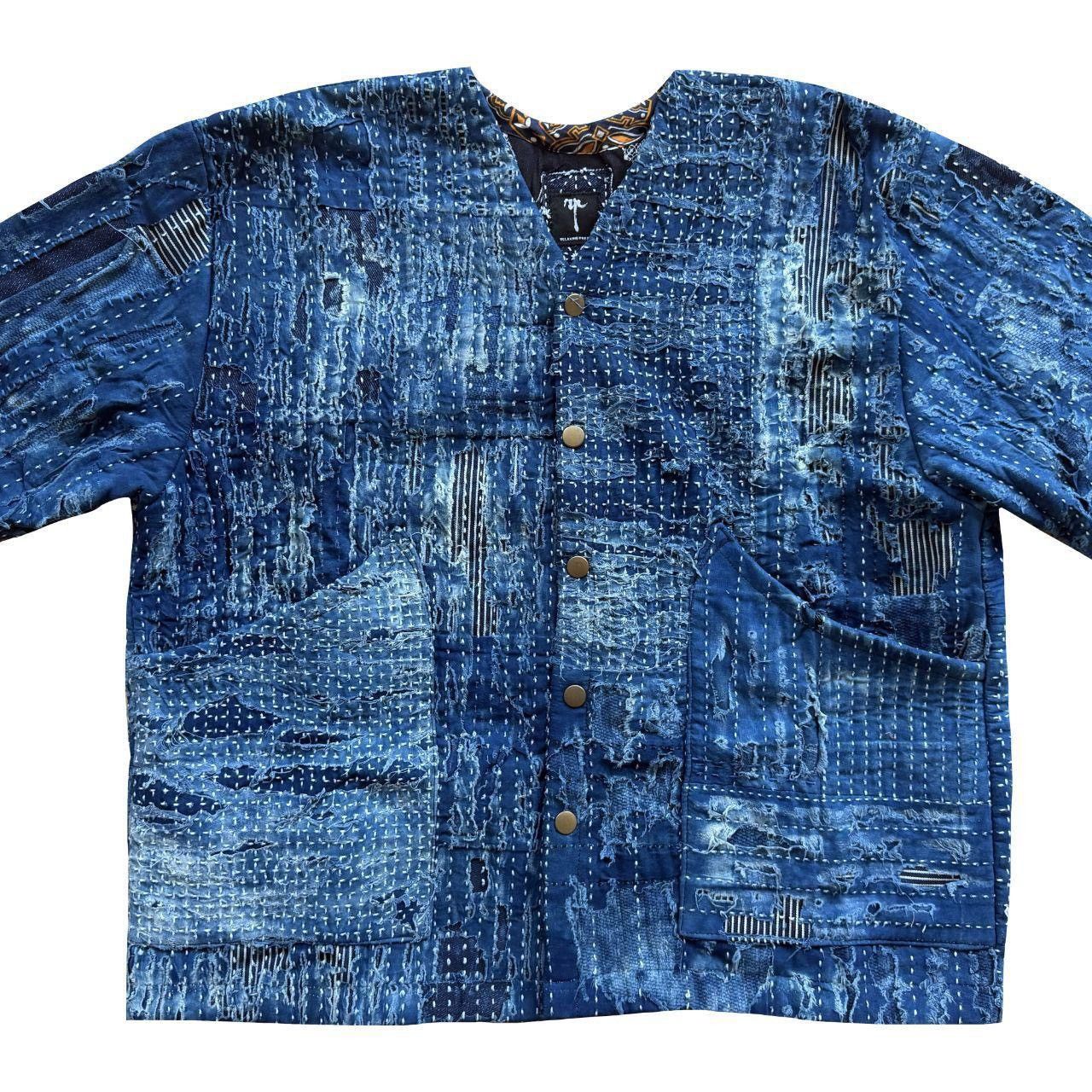 Kapital Japanese Boro Denim Work Chore Jacket Size US M / EU 48-50 / 2 - 5 Thumbnail