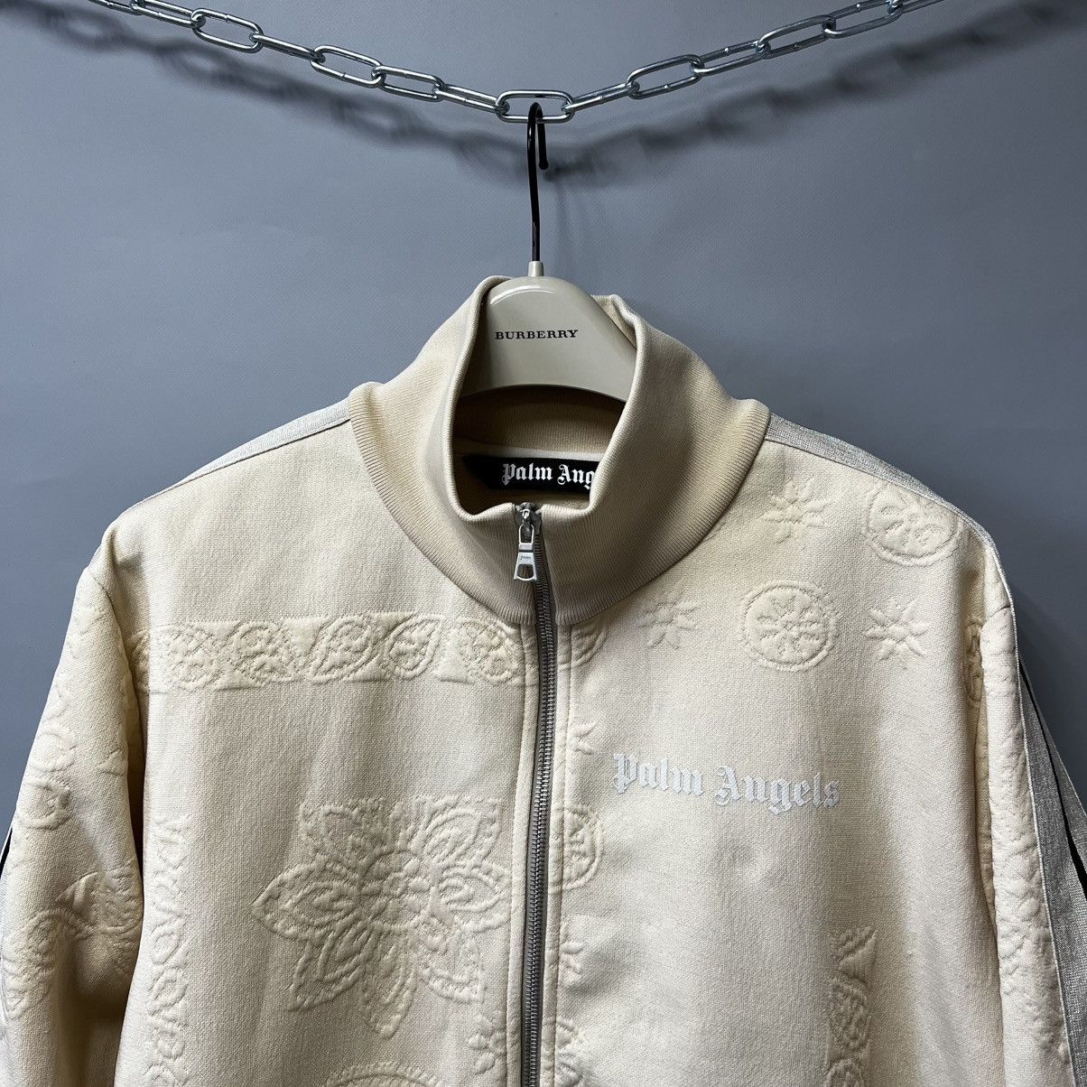 Palm Angels Palm Angels Embossed Bandana Track Jacket Zip Size XL Size US XL / EU 56 / 4 - 3 Thumbnail