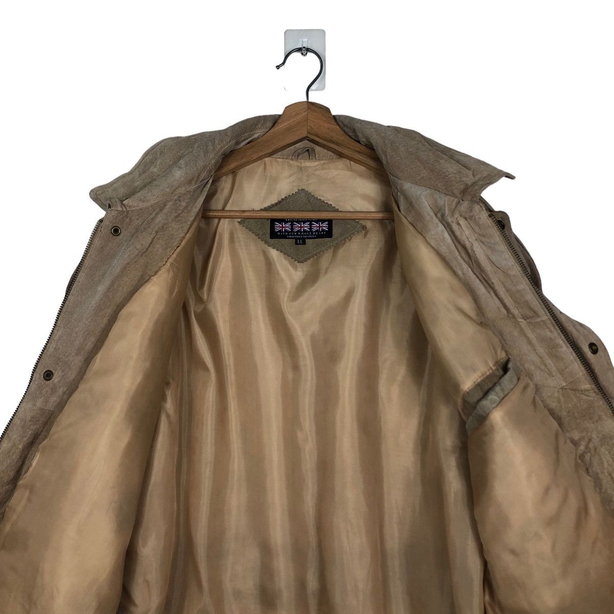 Japanese Brand 🔥Vintage Leather Jacket Biker Fiona Macphail Cargo Pockets Size US L / EU 52-54 / 3 - 14 Thumbnail