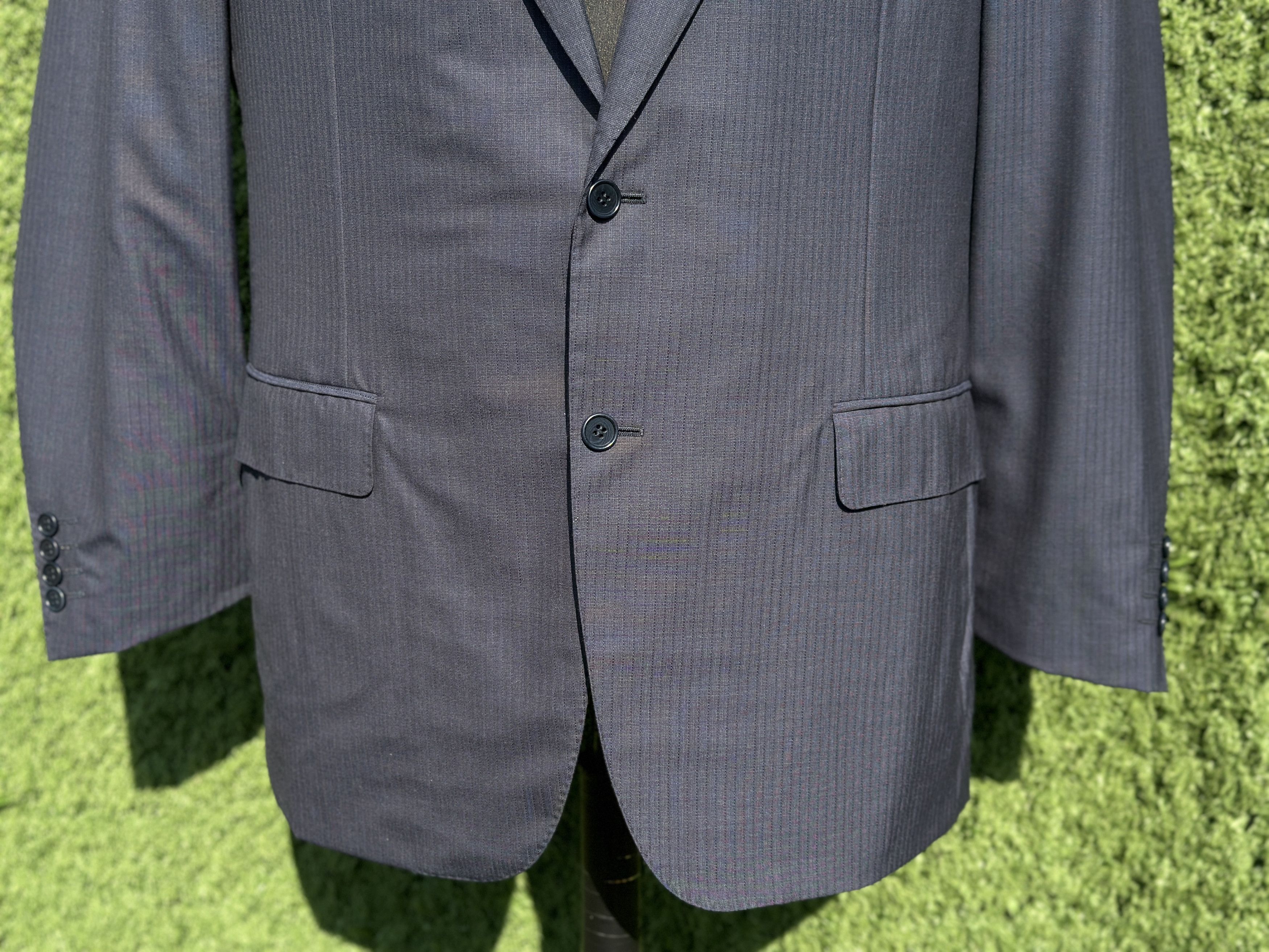Canali Canali Sir Montreux Wool Blazer Jacket Navy EU 54 Size 54R - 9 Thumbnail