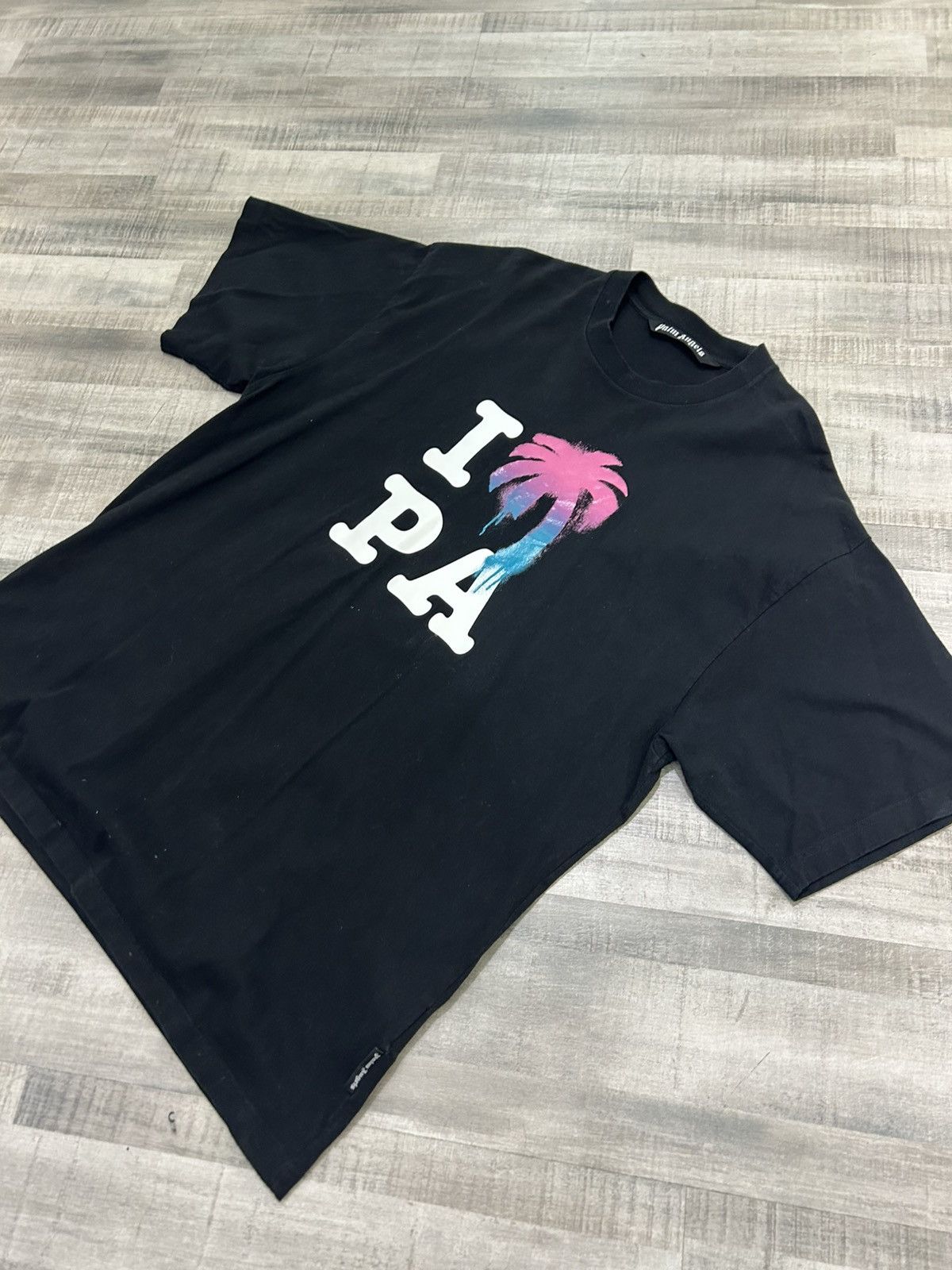 Palm Angels Palm Angels I Love PA Classic Tee Size US XL / EU 56 / 4 - 3 Thumbnail