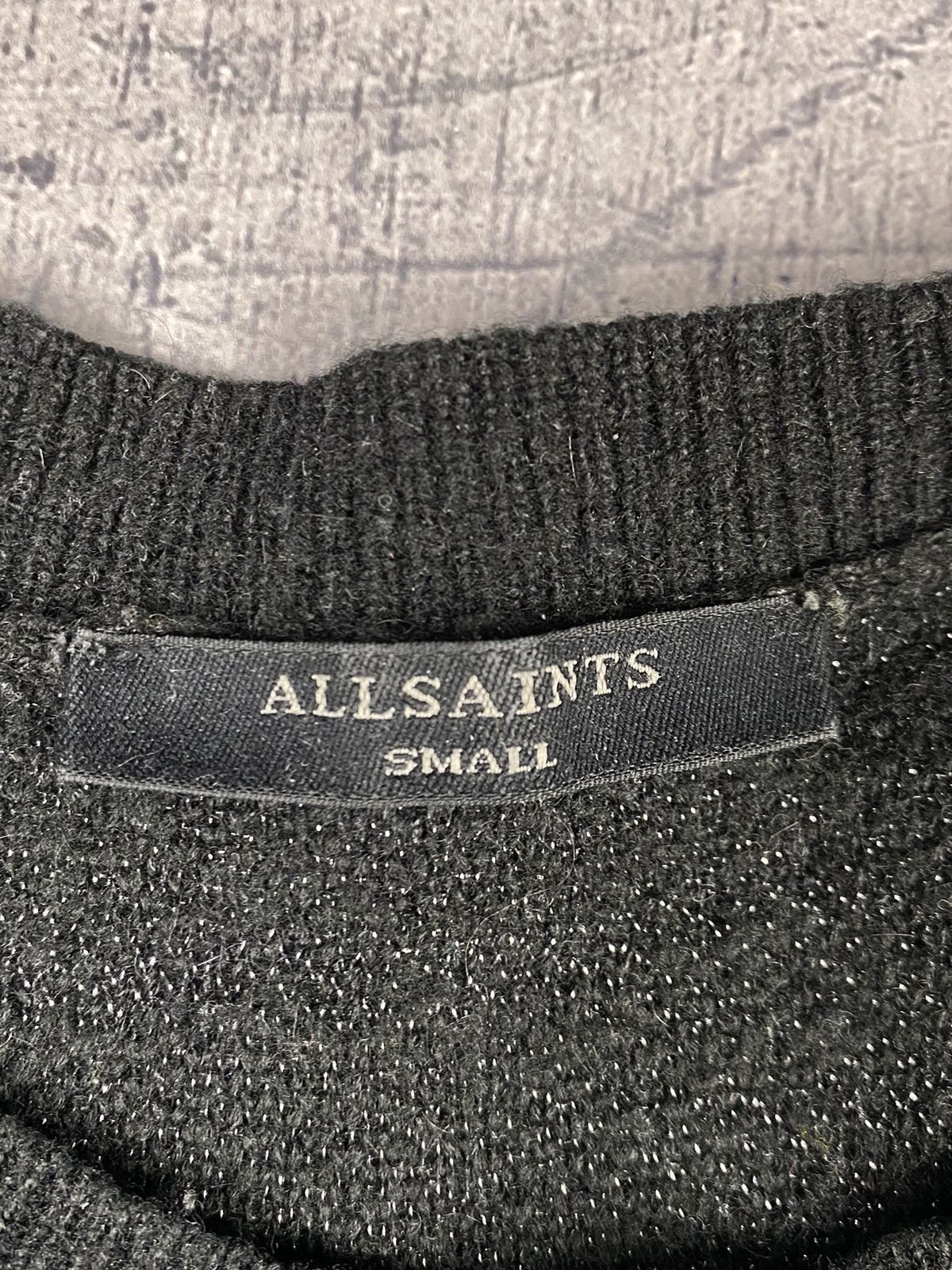 Allsaints Luxury Allsaints Designer Big Logo Sweater Sweatshirt Size S / US 4 / IT 40 - 11 Thumbnail