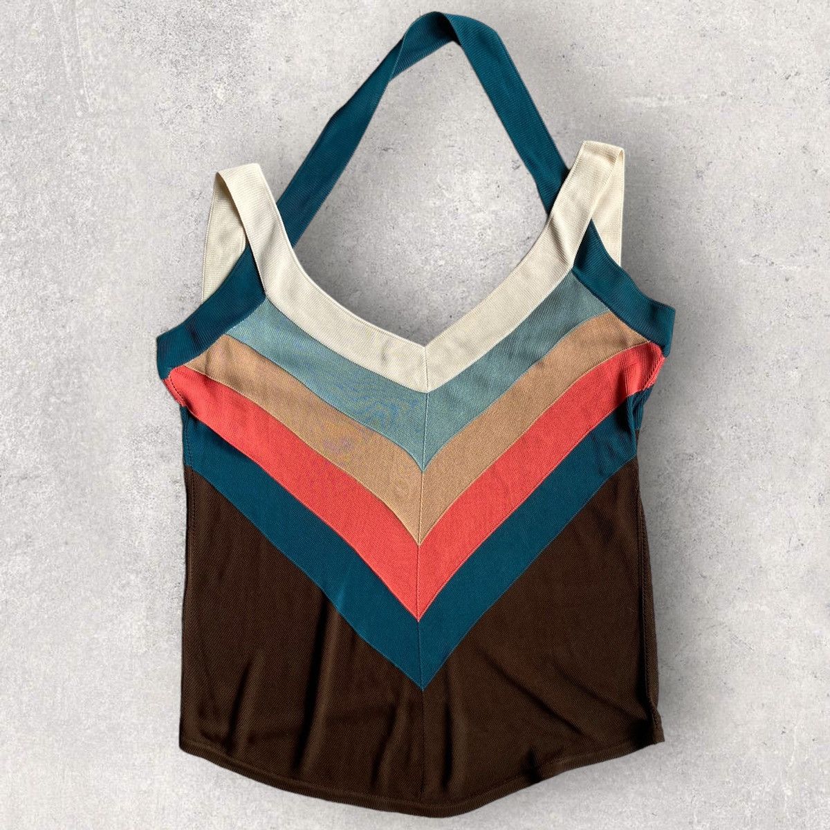 Hermes Hermes V Neck Wide Strap Blouse Size M / US 6-8 / IT 42-44 - 1 Thumbnail