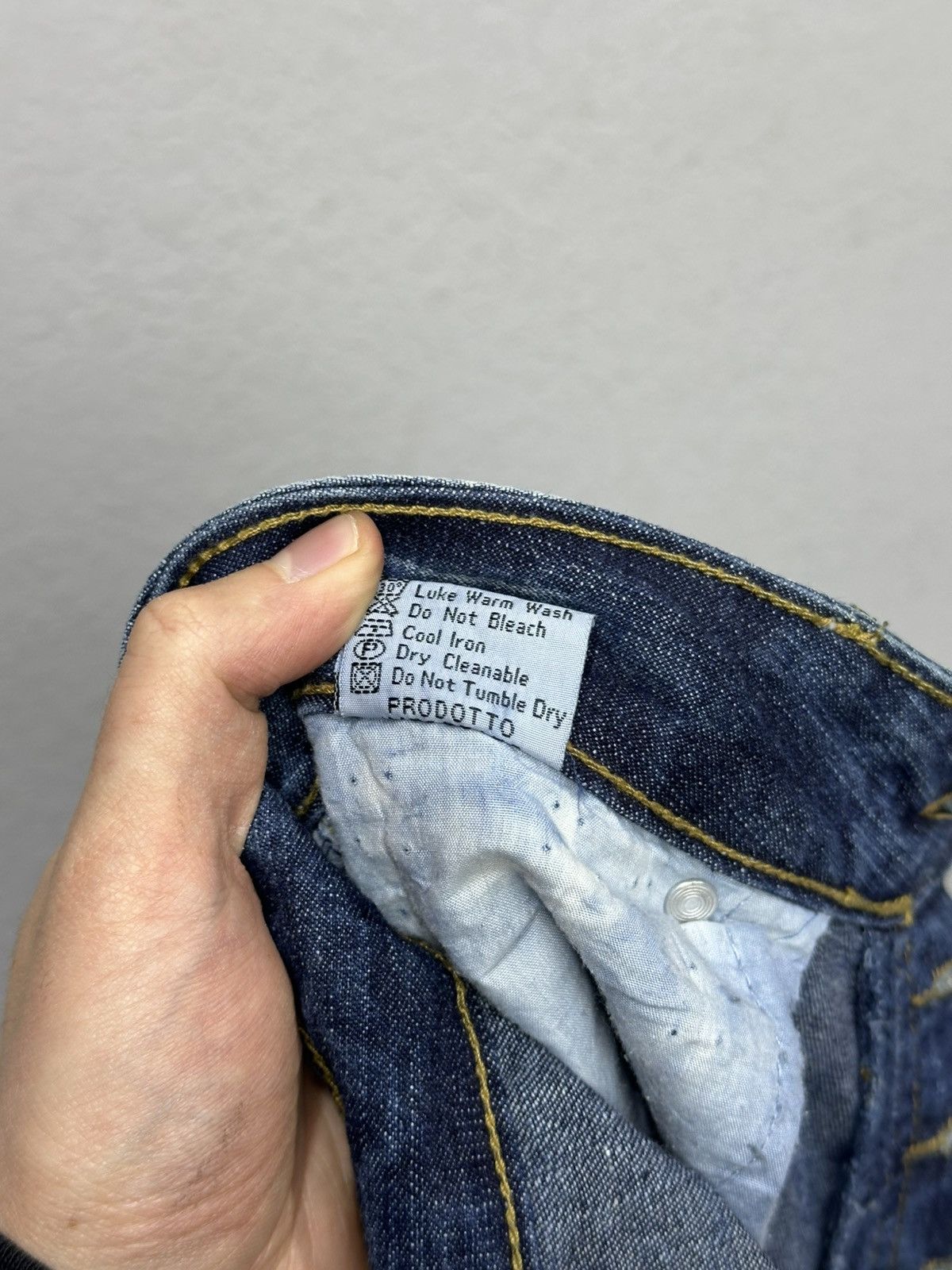 Japanese Brand Vintage Junya Watanabe Style Multi Pocket Cargo Jeans Pants Size US 32 / EU 48 - 12 Thumbnail